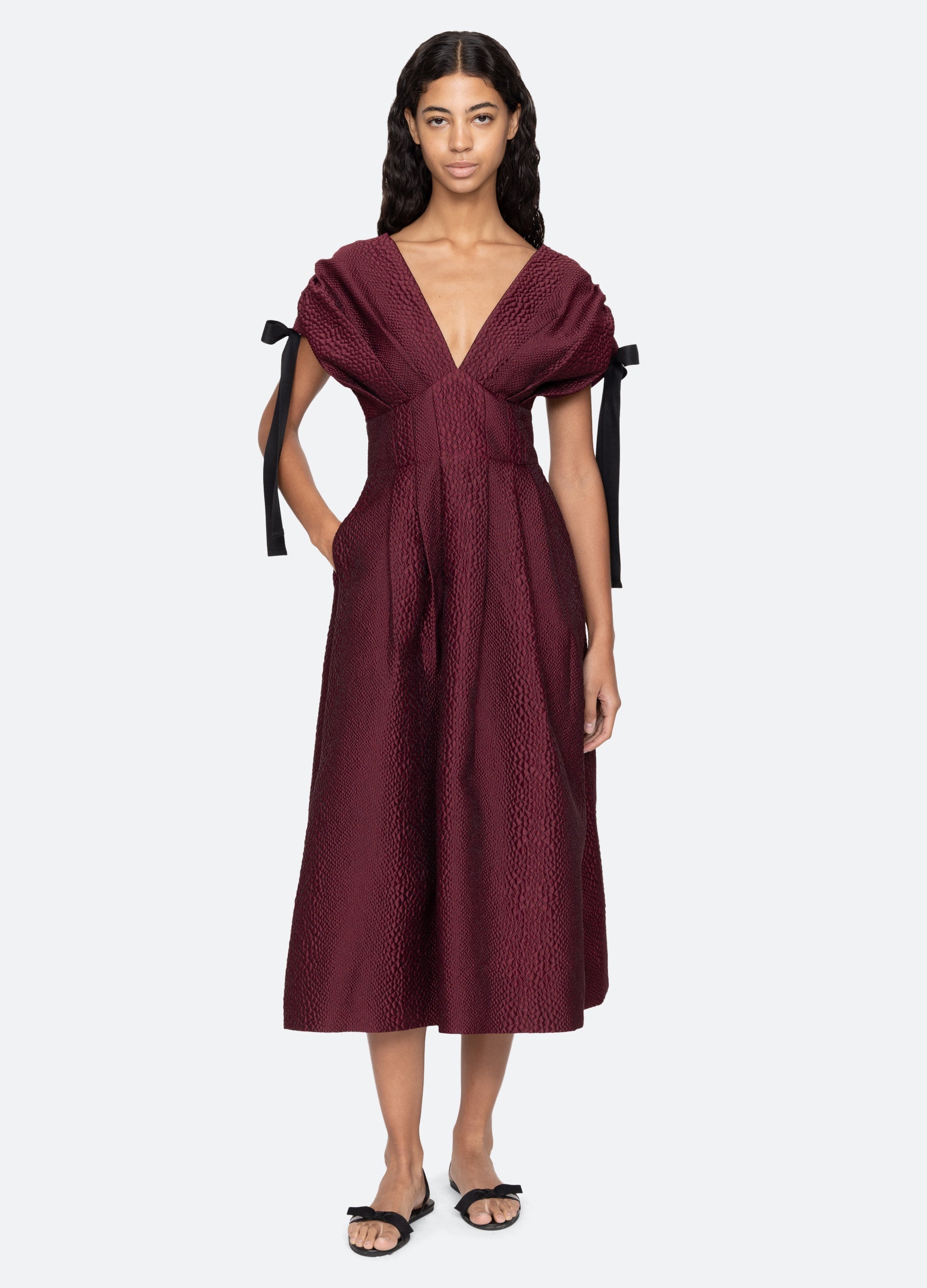 Fayetta Dress Burgundy