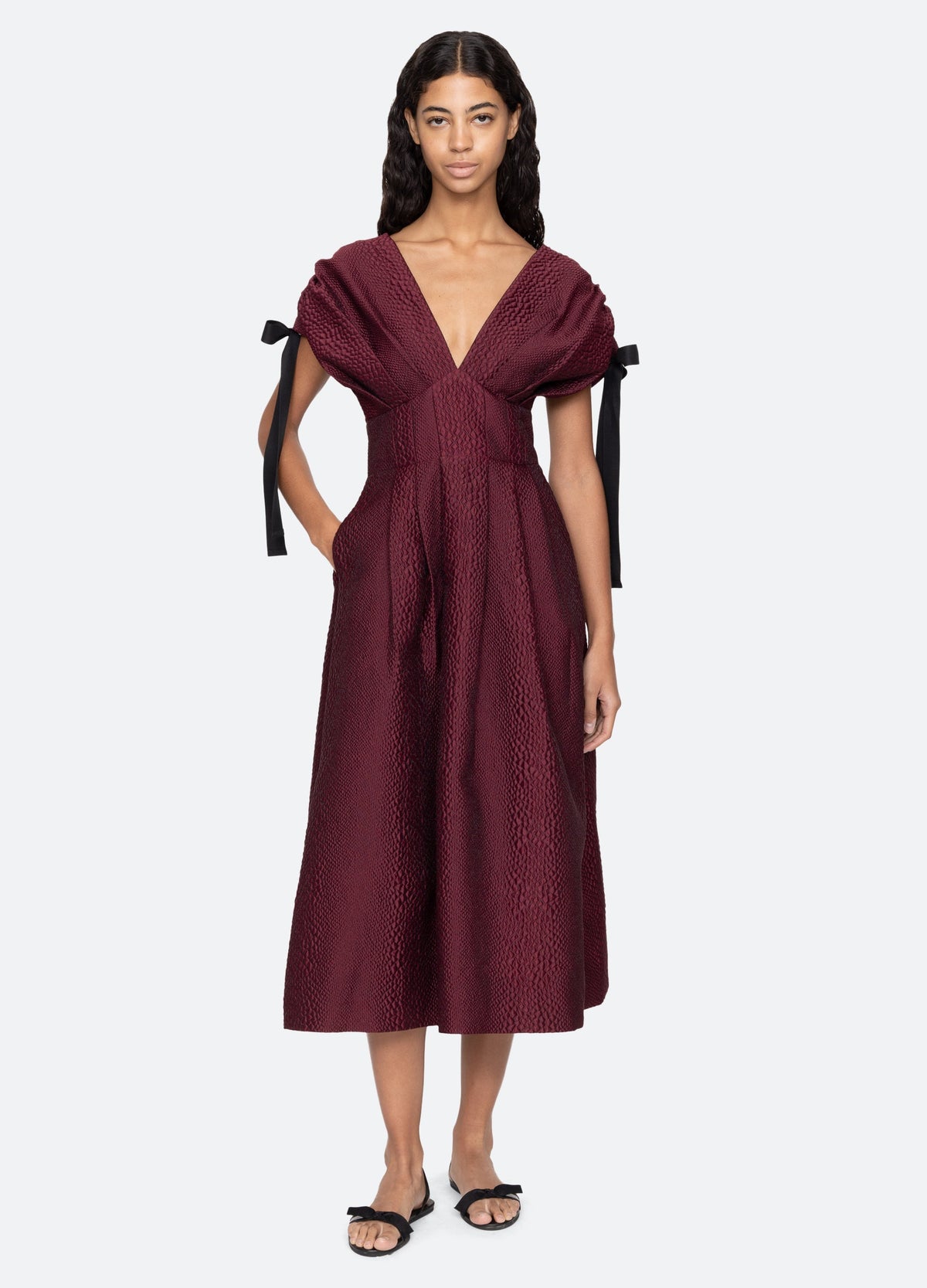 Fayetta Dress Burgundy