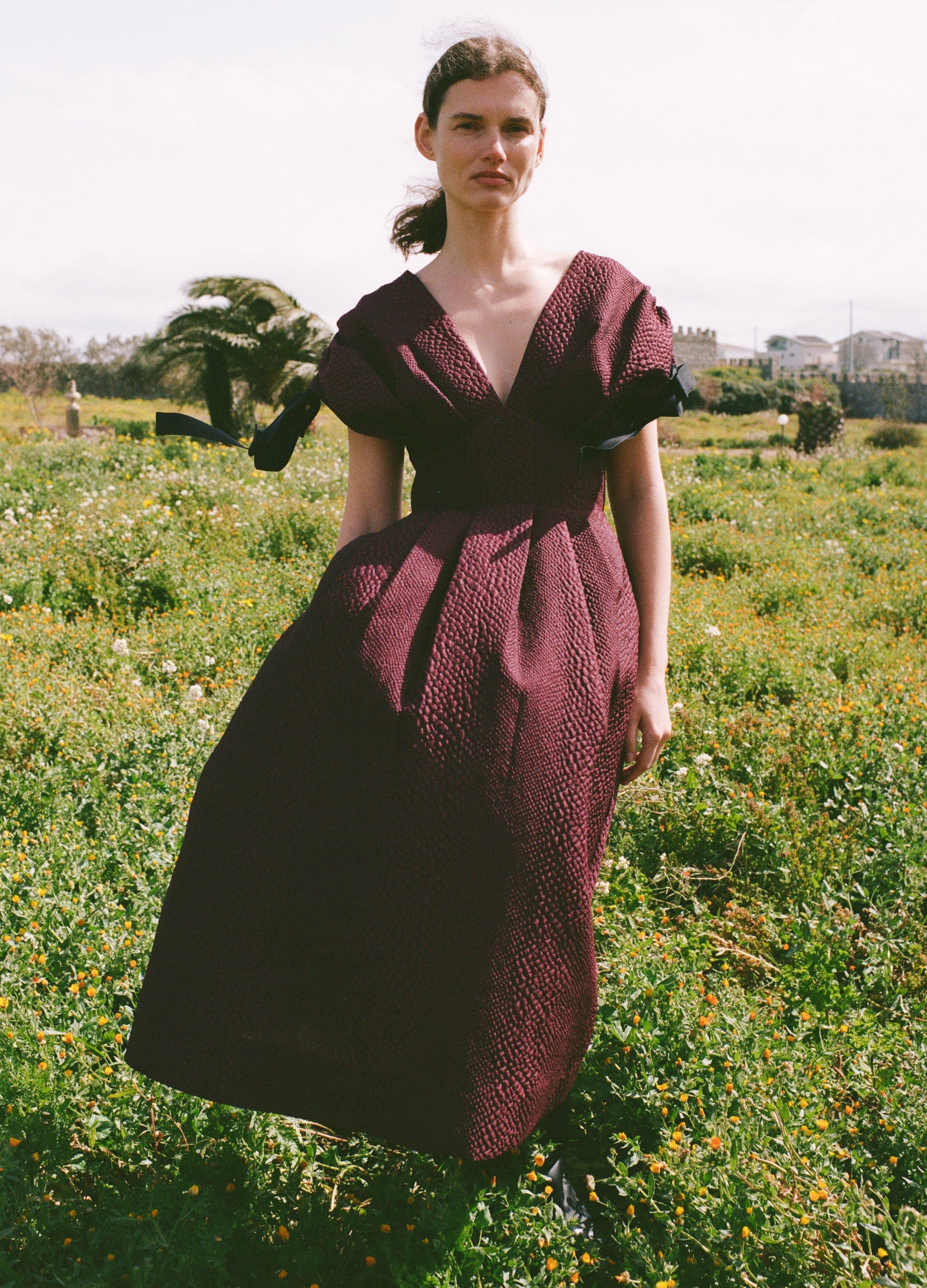 Fayetta Dress Burgundy