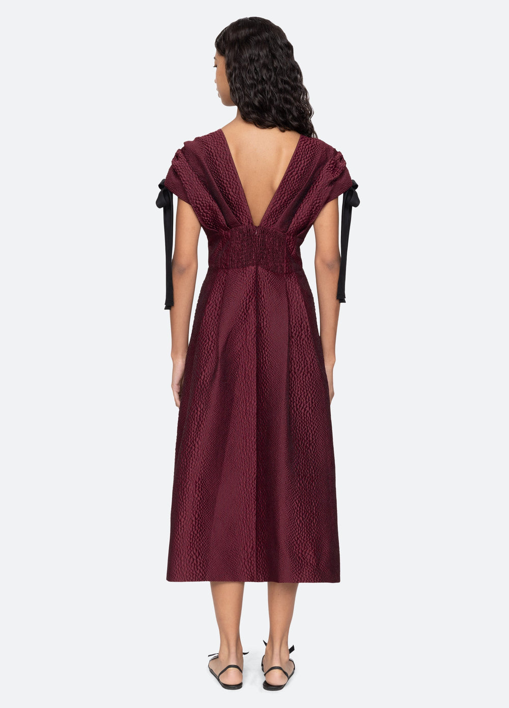 Fayetta Dress Burgundy