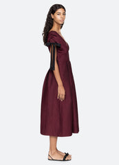 Fayetta Dress Burgundy