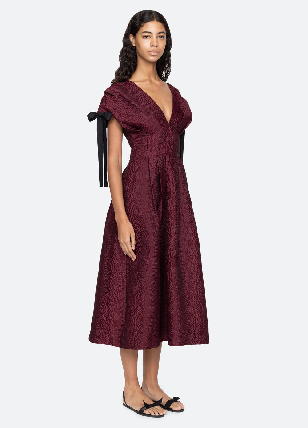 Fayetta Dress Burgundy