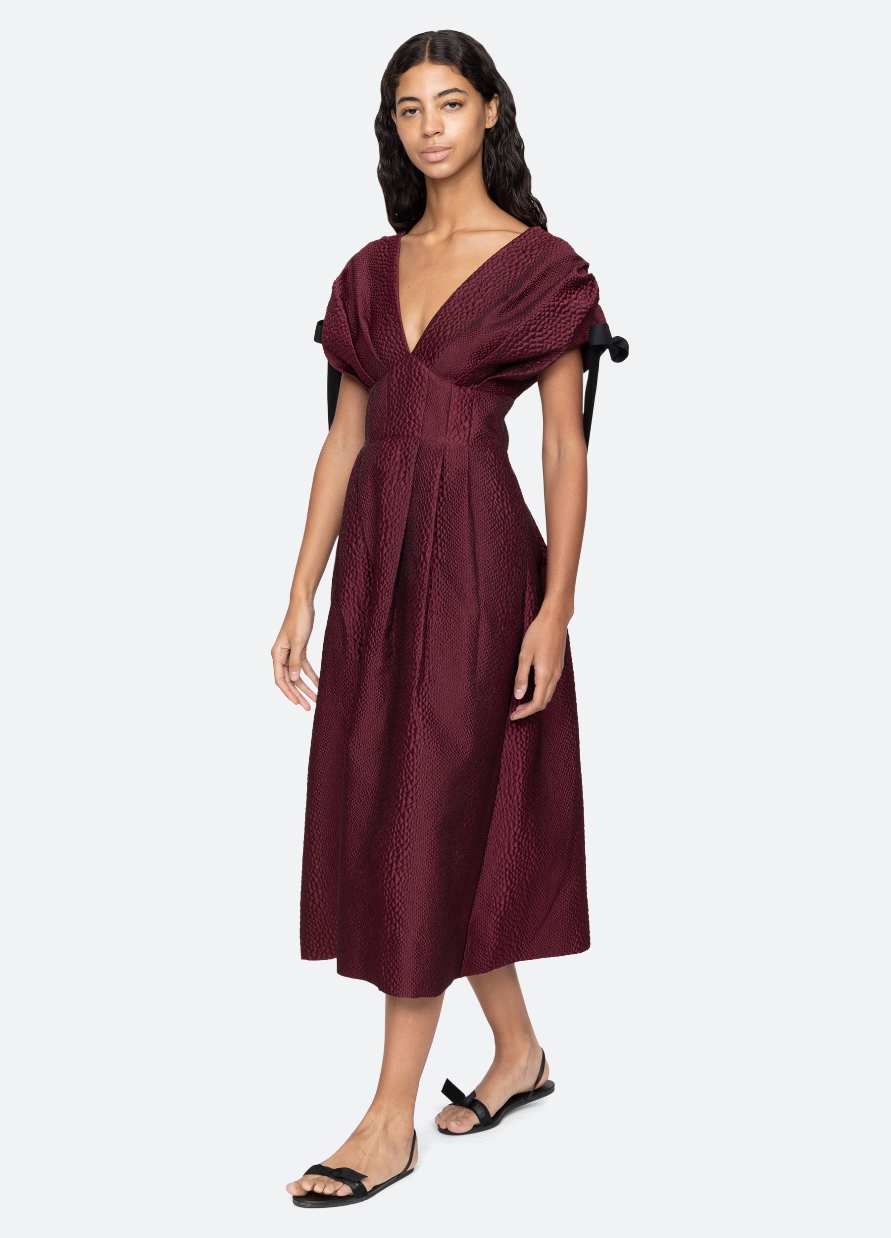 Fayetta Dress Burgundy
