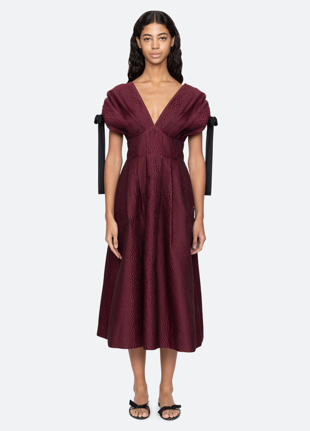Fayetta Dress Burgundy