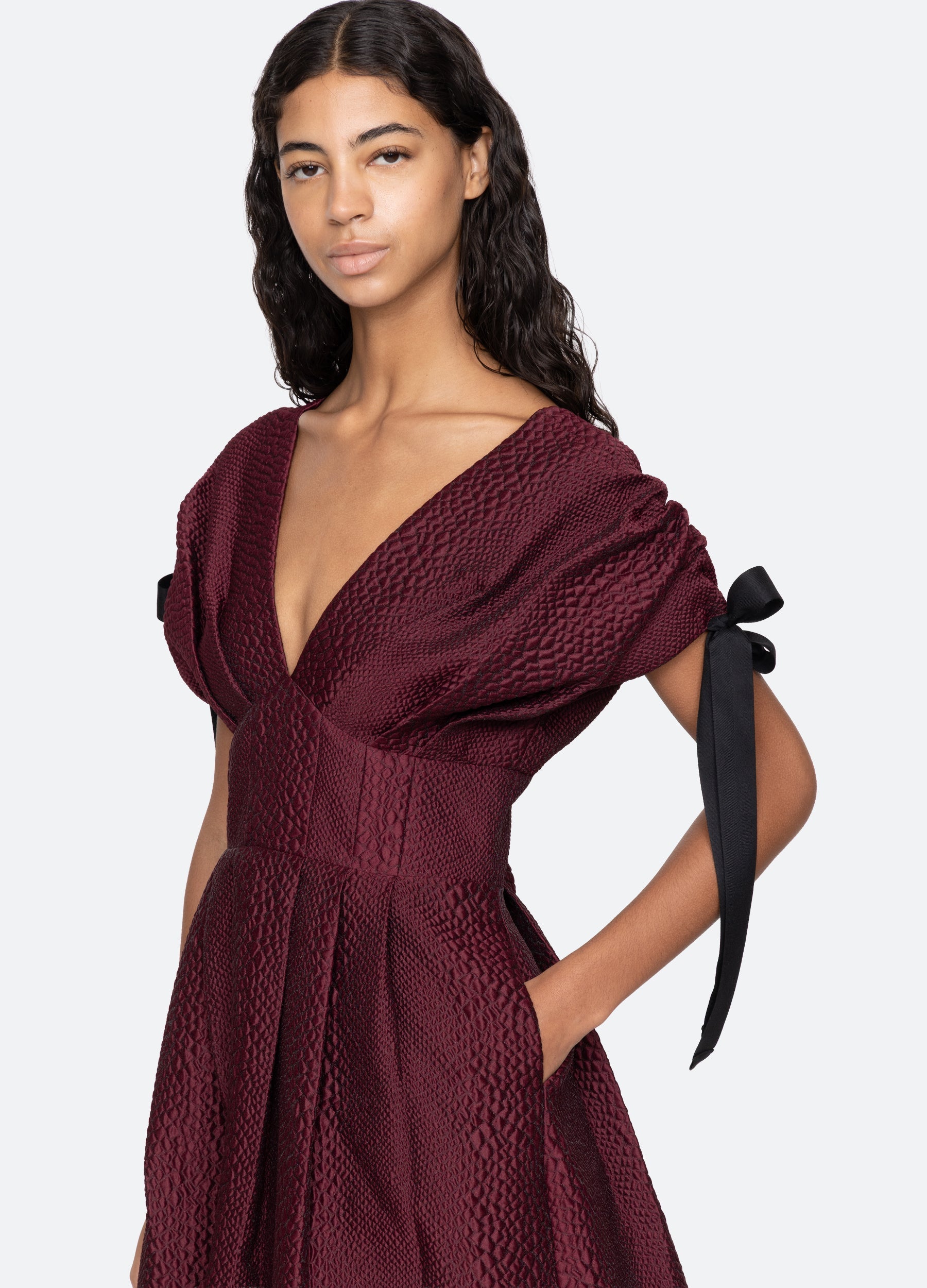 Fayetta Dress Burgundy