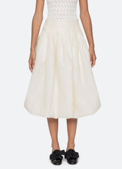 Fayetta Skirt Cream|Navy