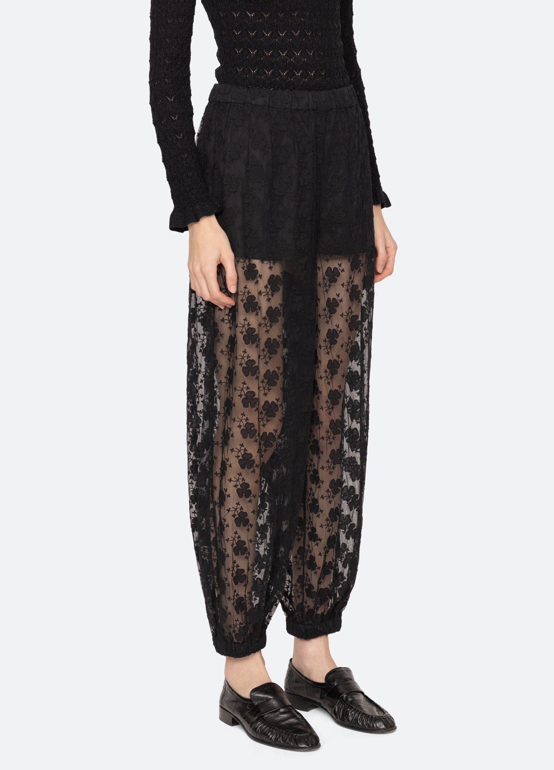 Finn Pants Black|White