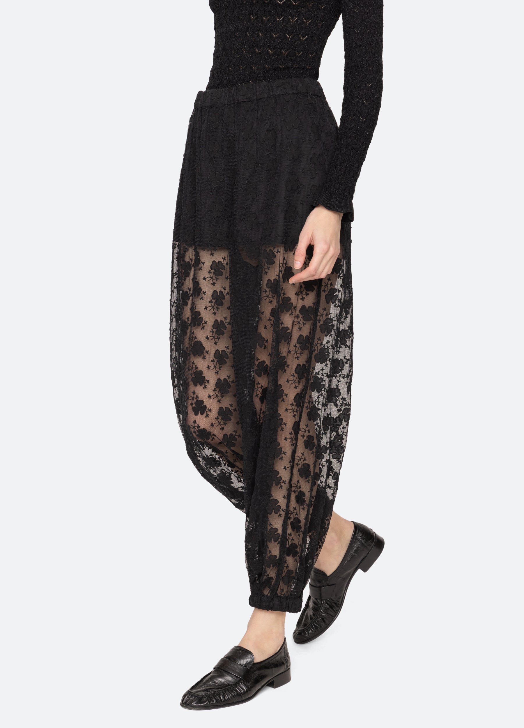 Finn Pants Black|White