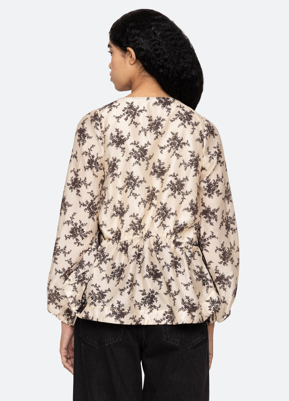 Joan Top Cream|Green