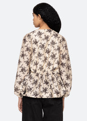 Joan Top Cream|Green