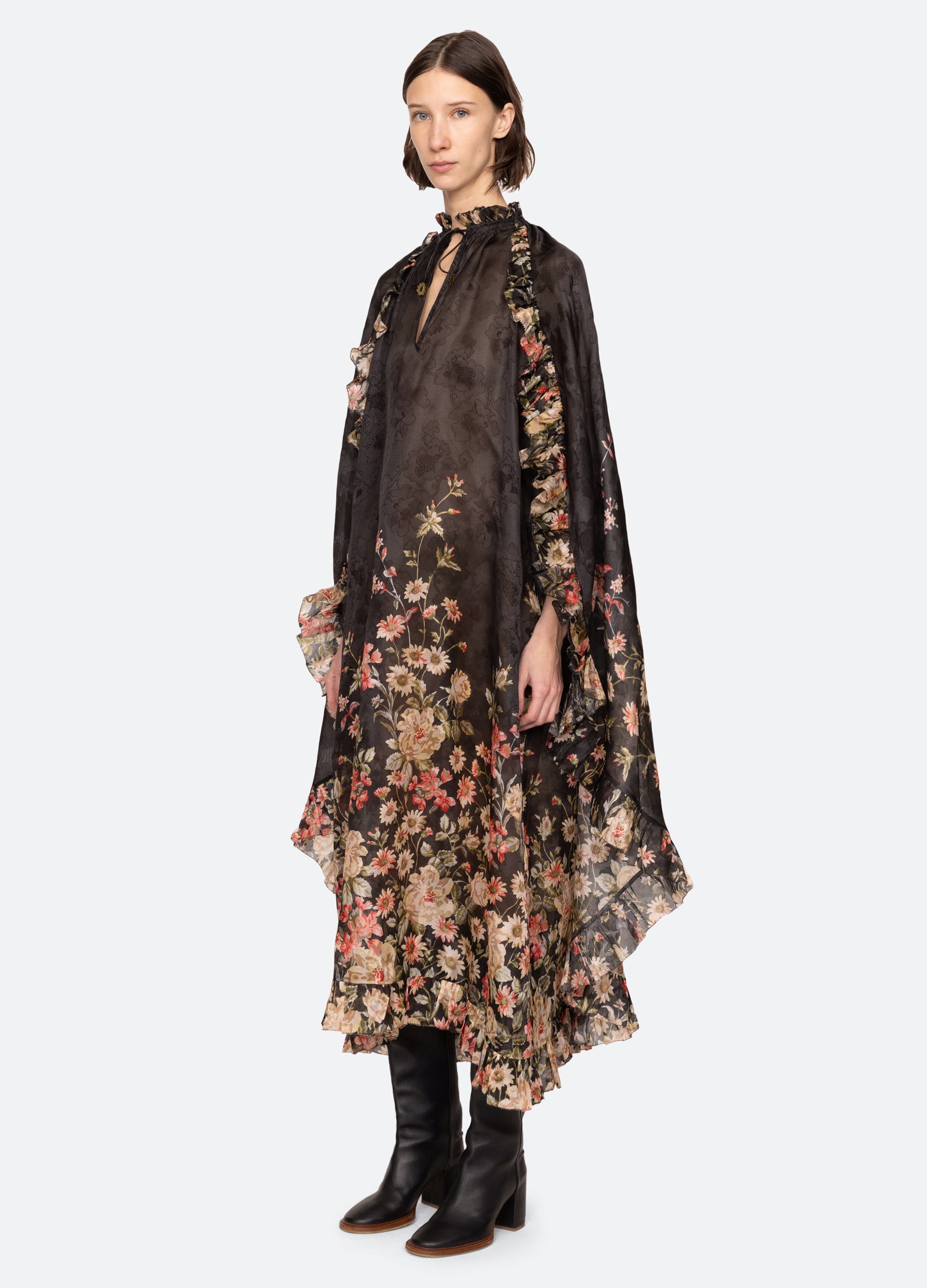 Jolie Cape Dress Multi