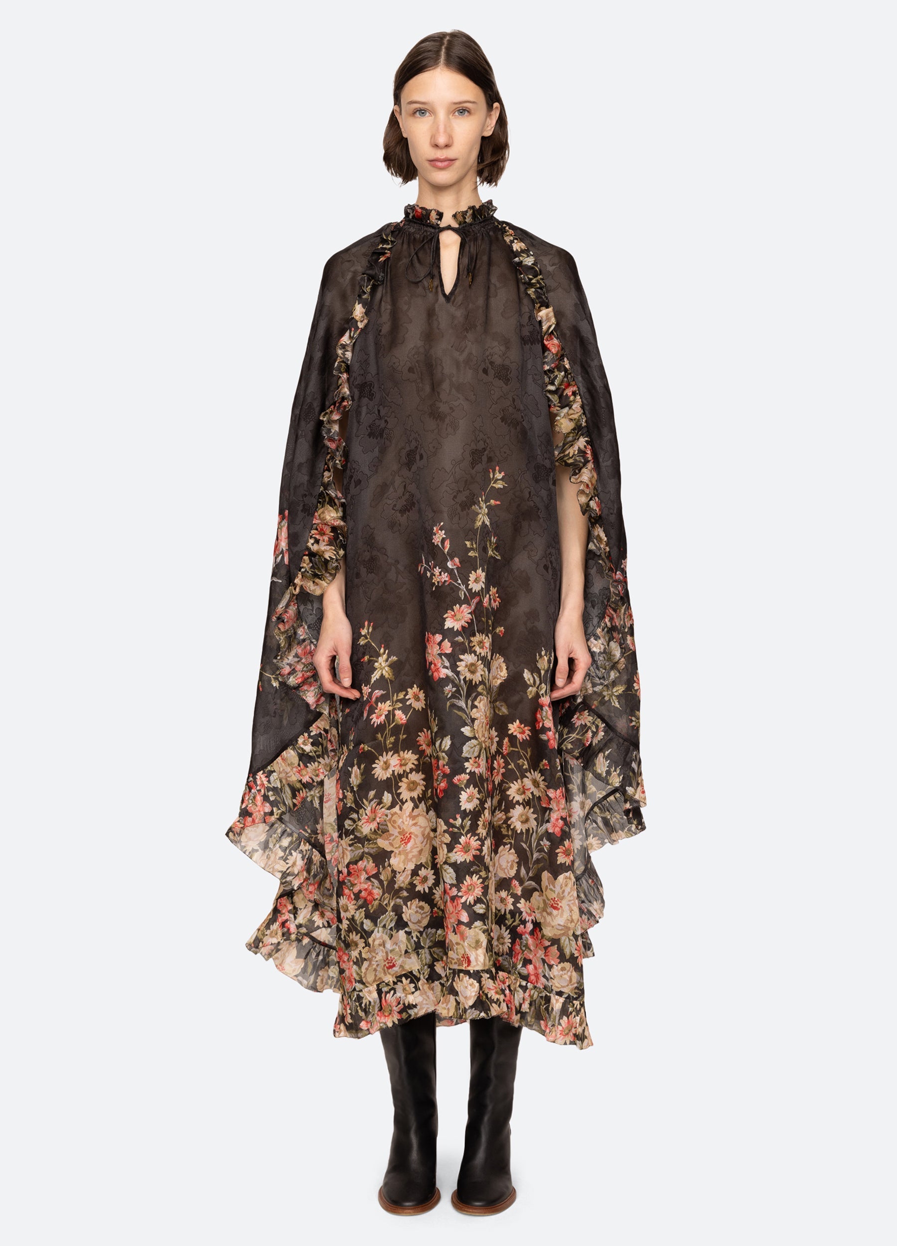Jolie Cape Dress Multi