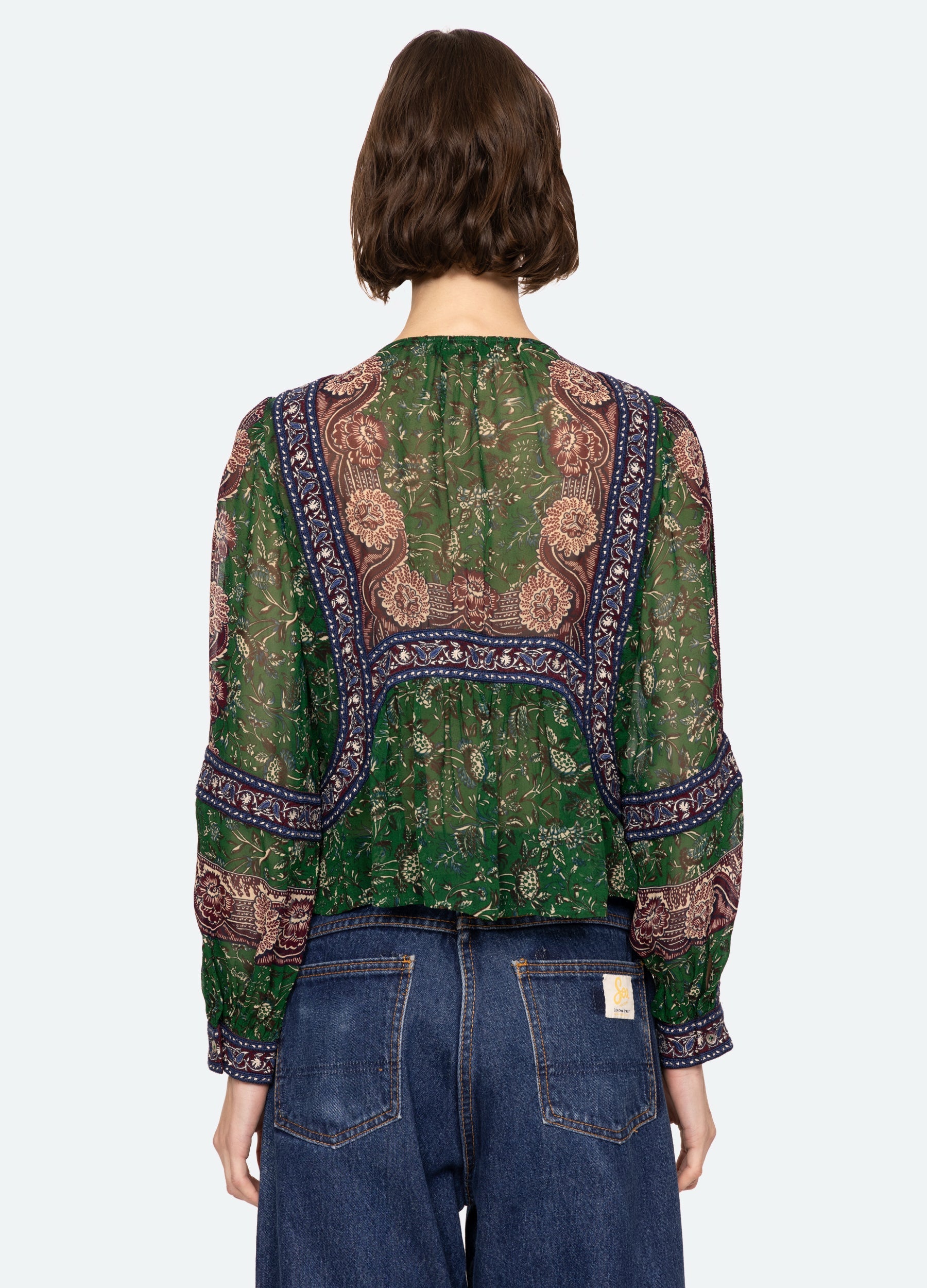 Melba Top Green