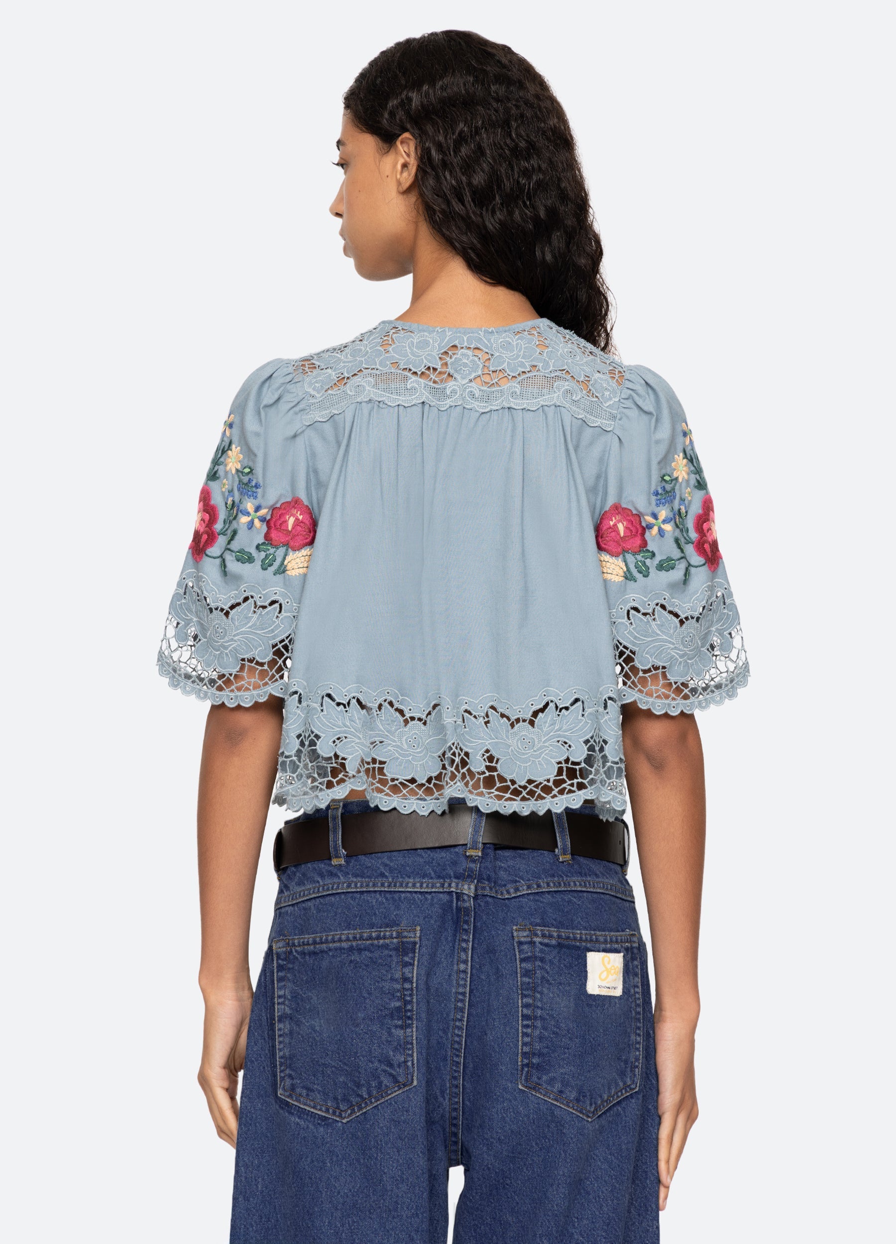 Rosaline S/S Top Blue
