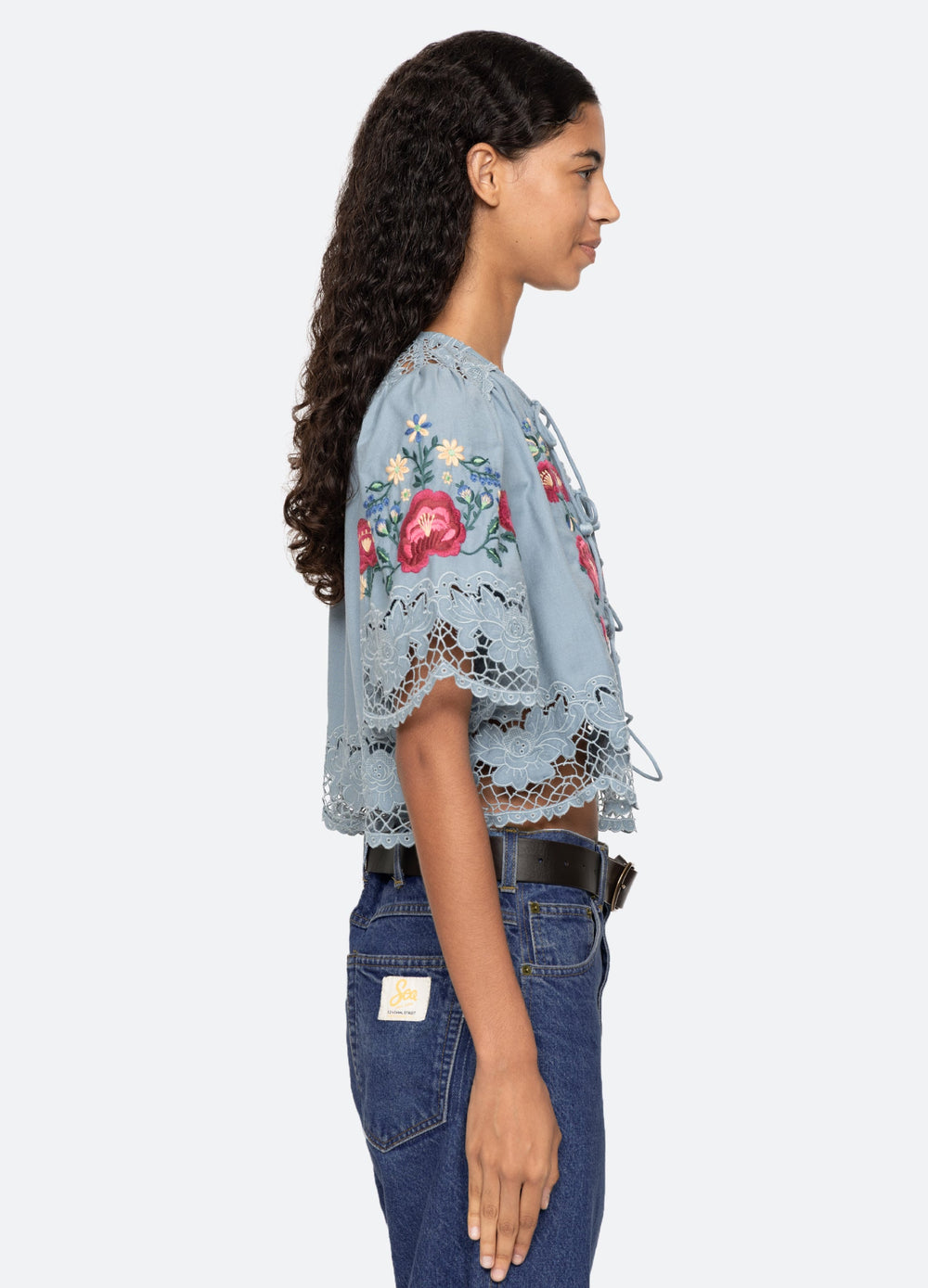 Rosaline S/S Top Blue