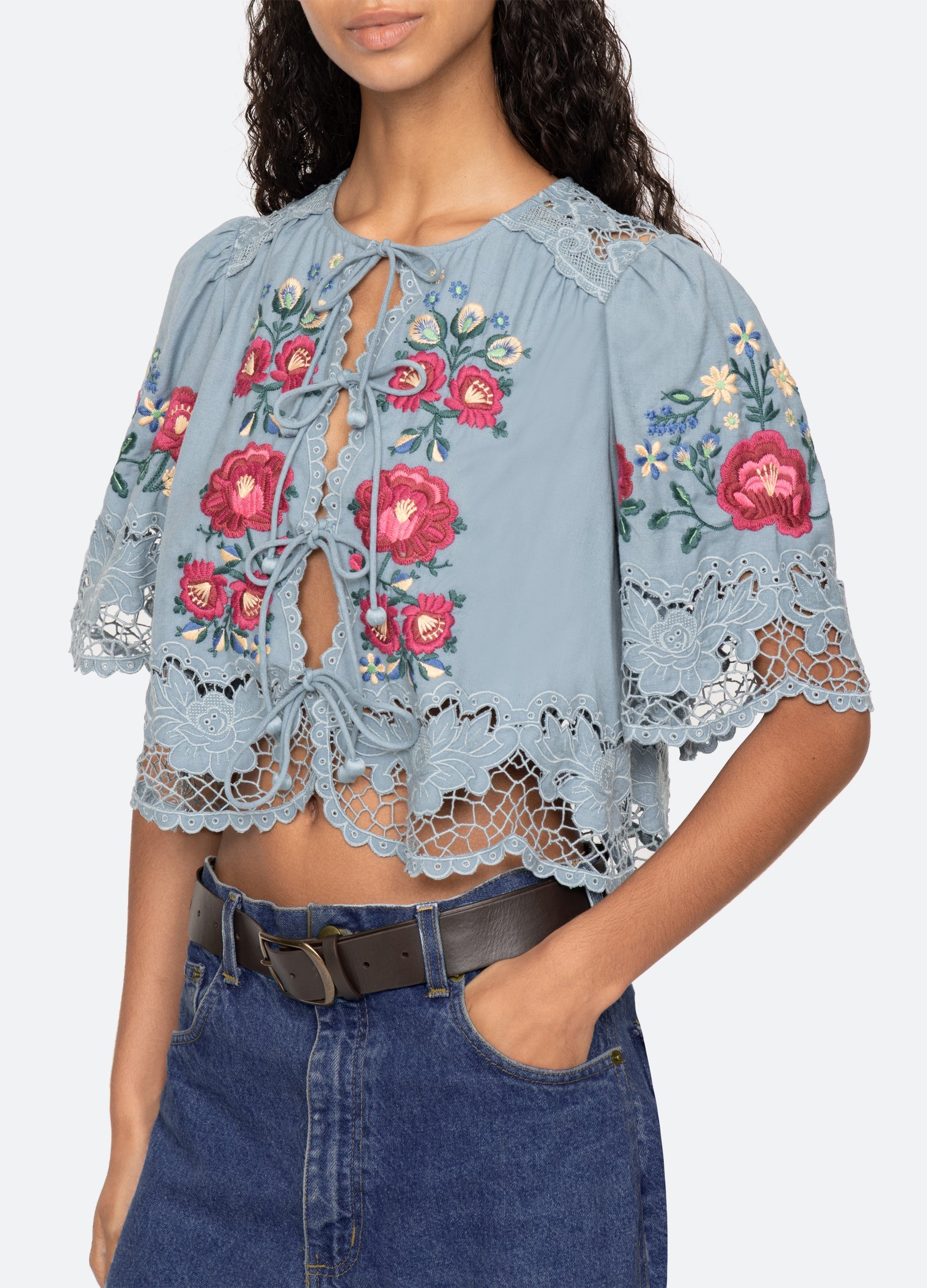 Rosaline S/S Top Blue