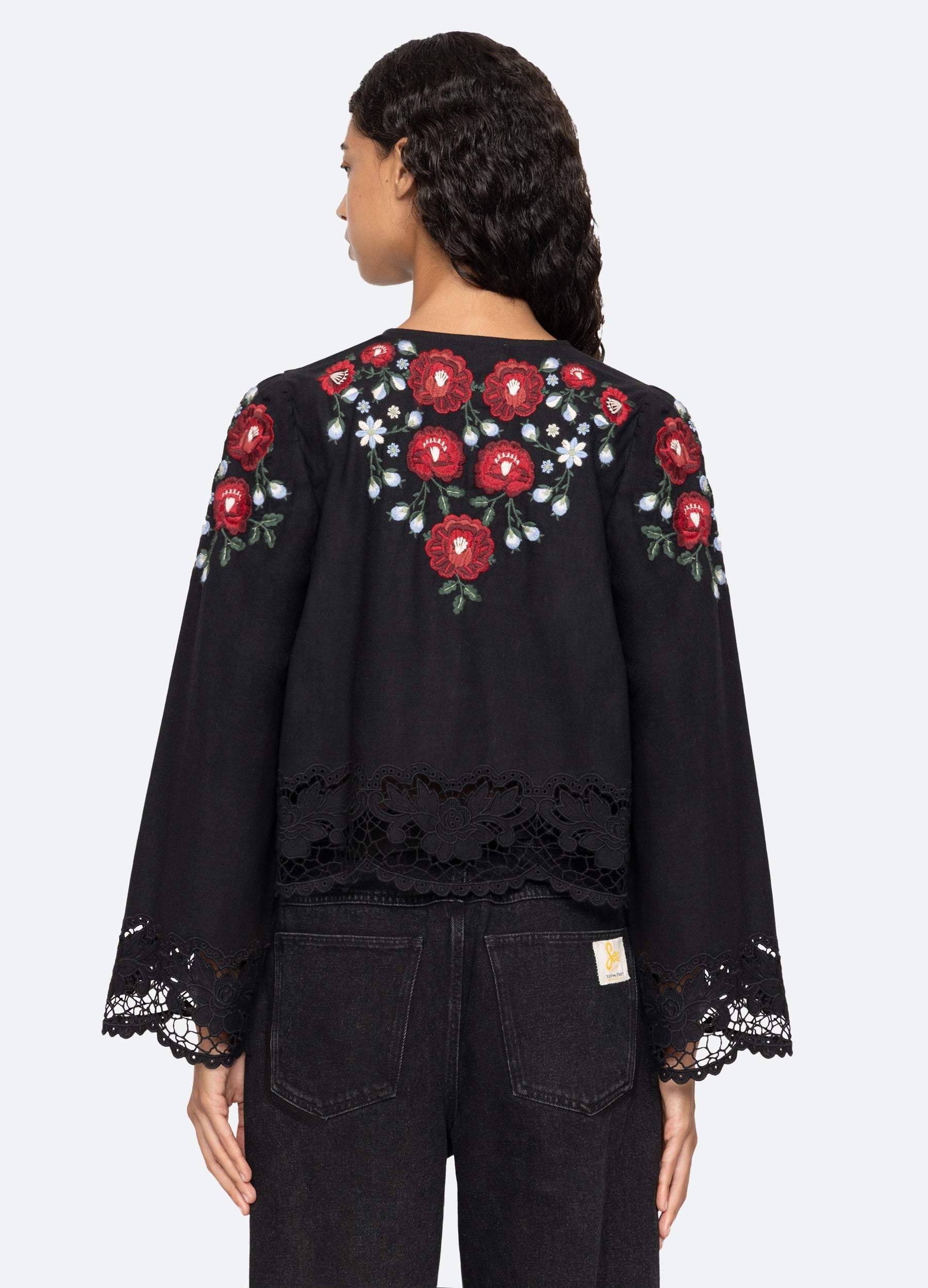 Rosaline Top Black|Blue