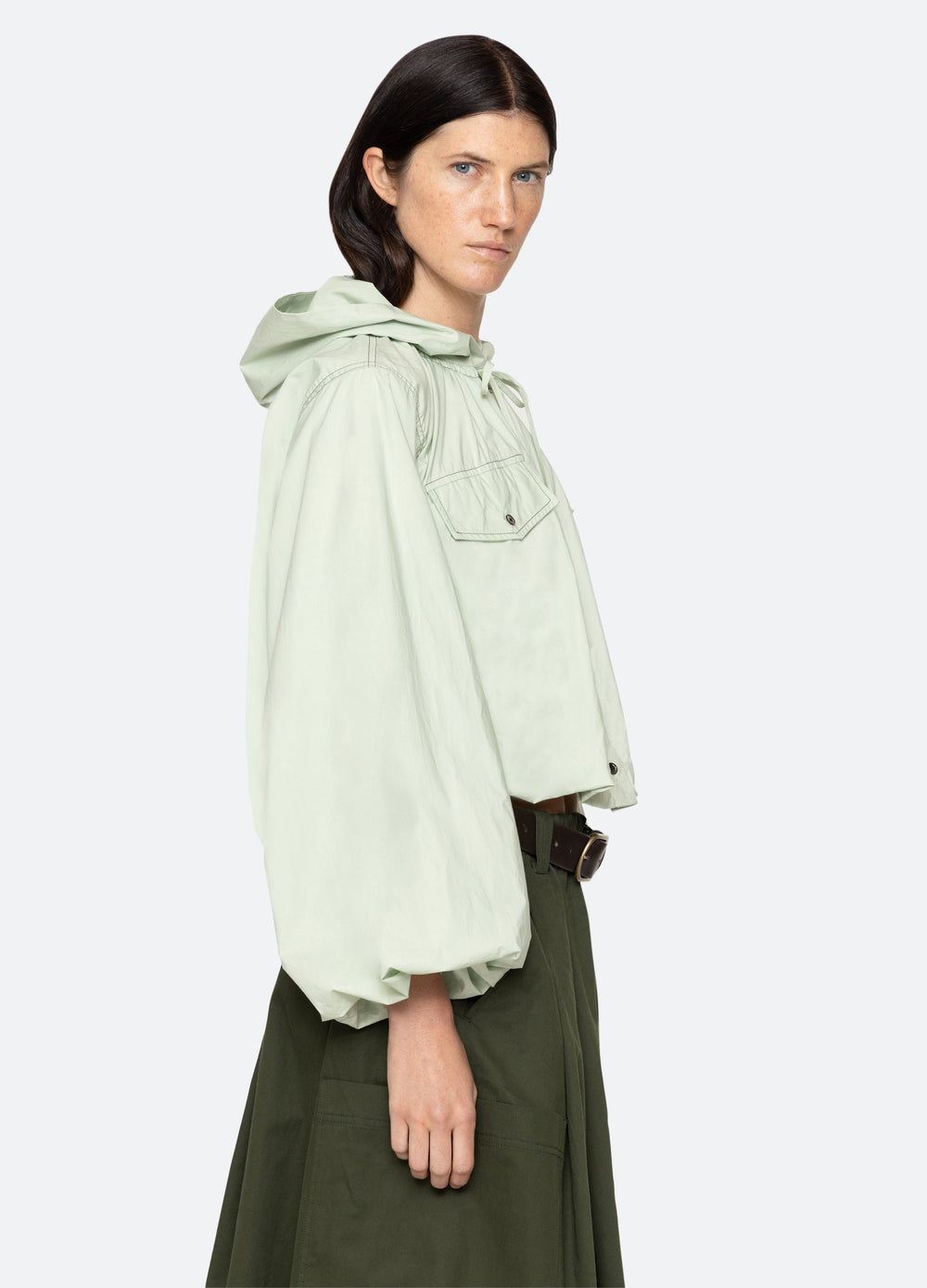Sullivan Top Seafoam|White