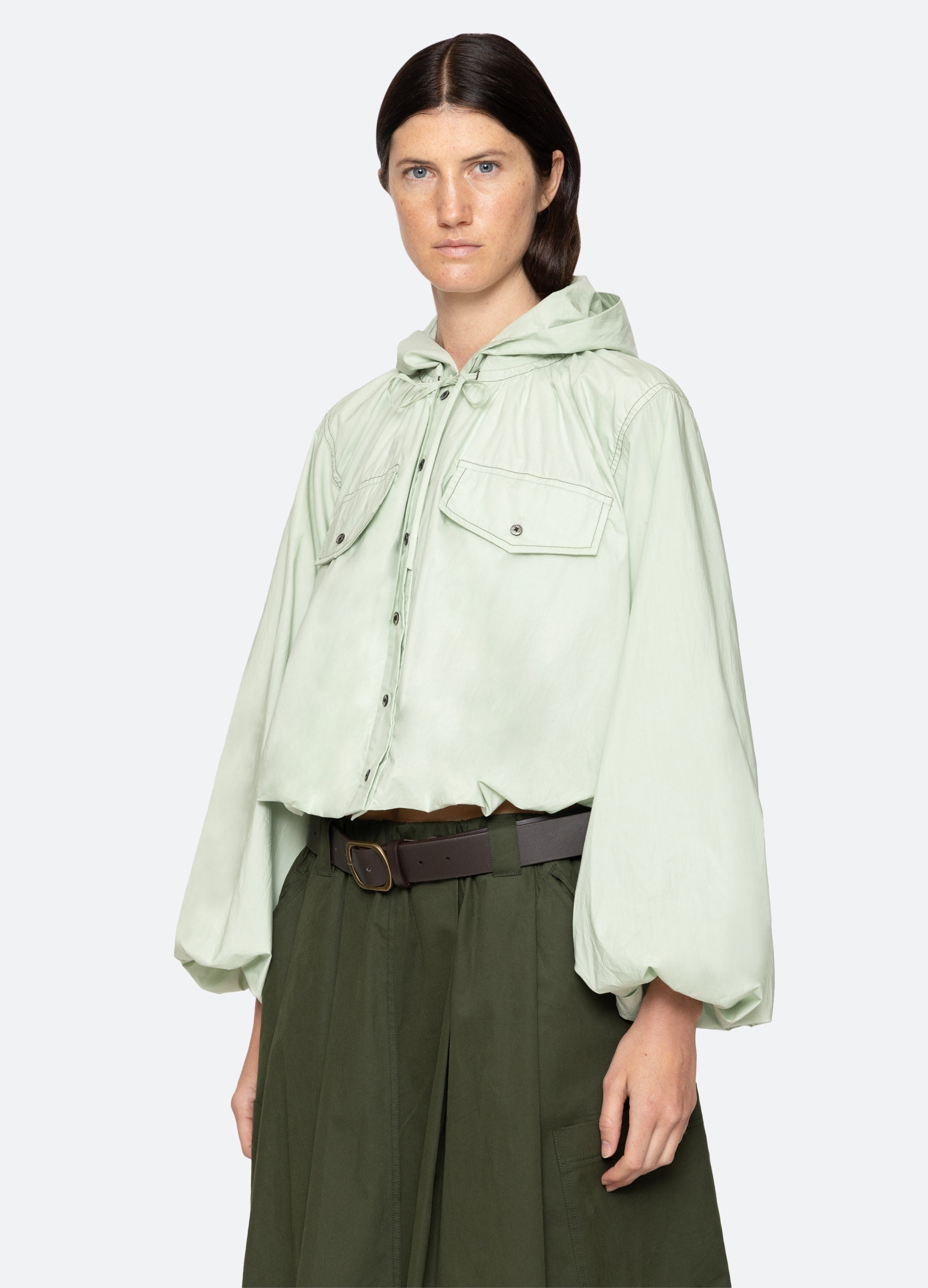Sullivan Top Seafoam|White
