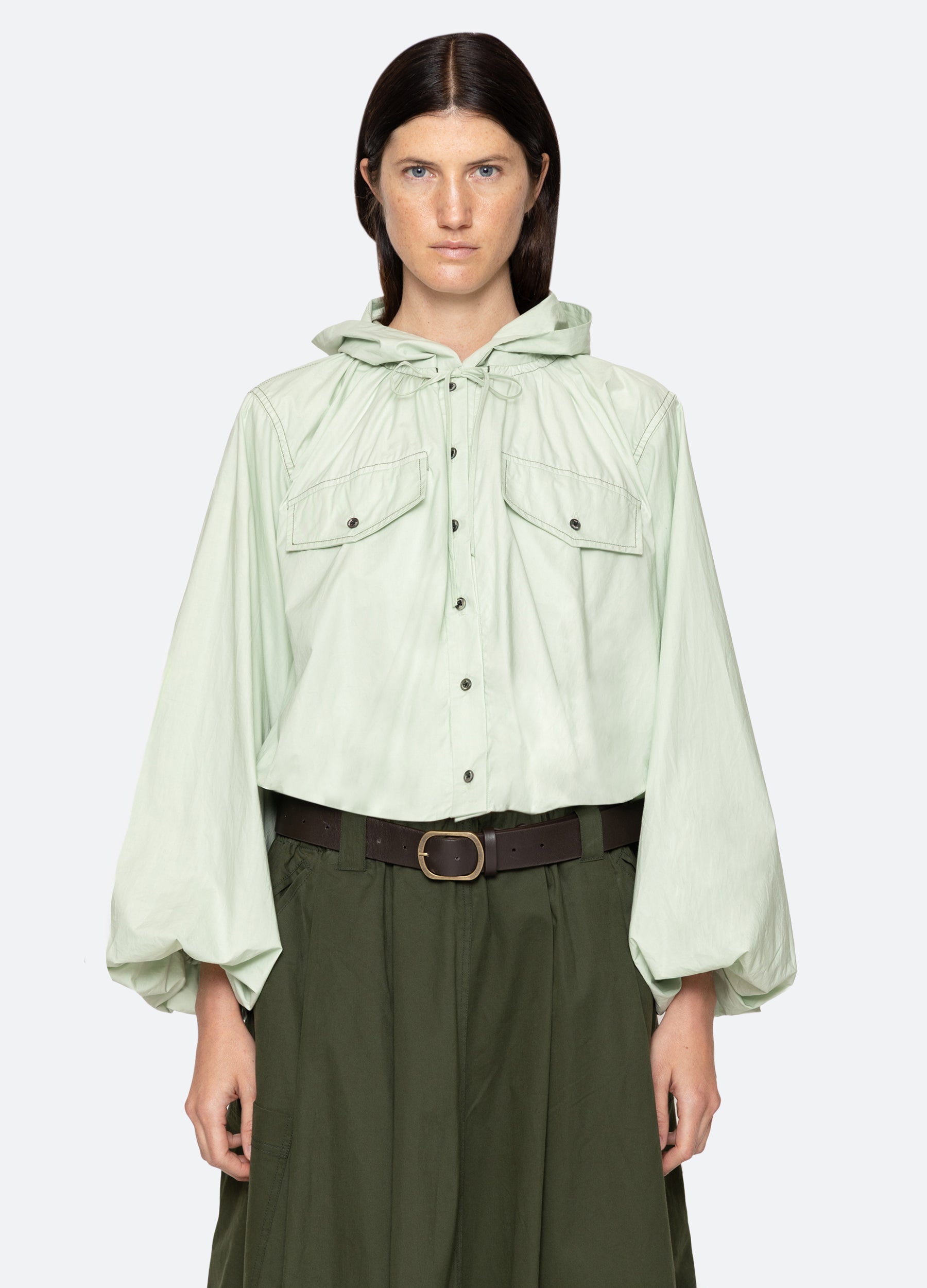 Sullivan Top Seafoam|White