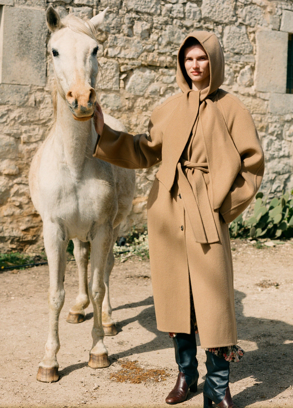 Astra Coat Khaki|Navy