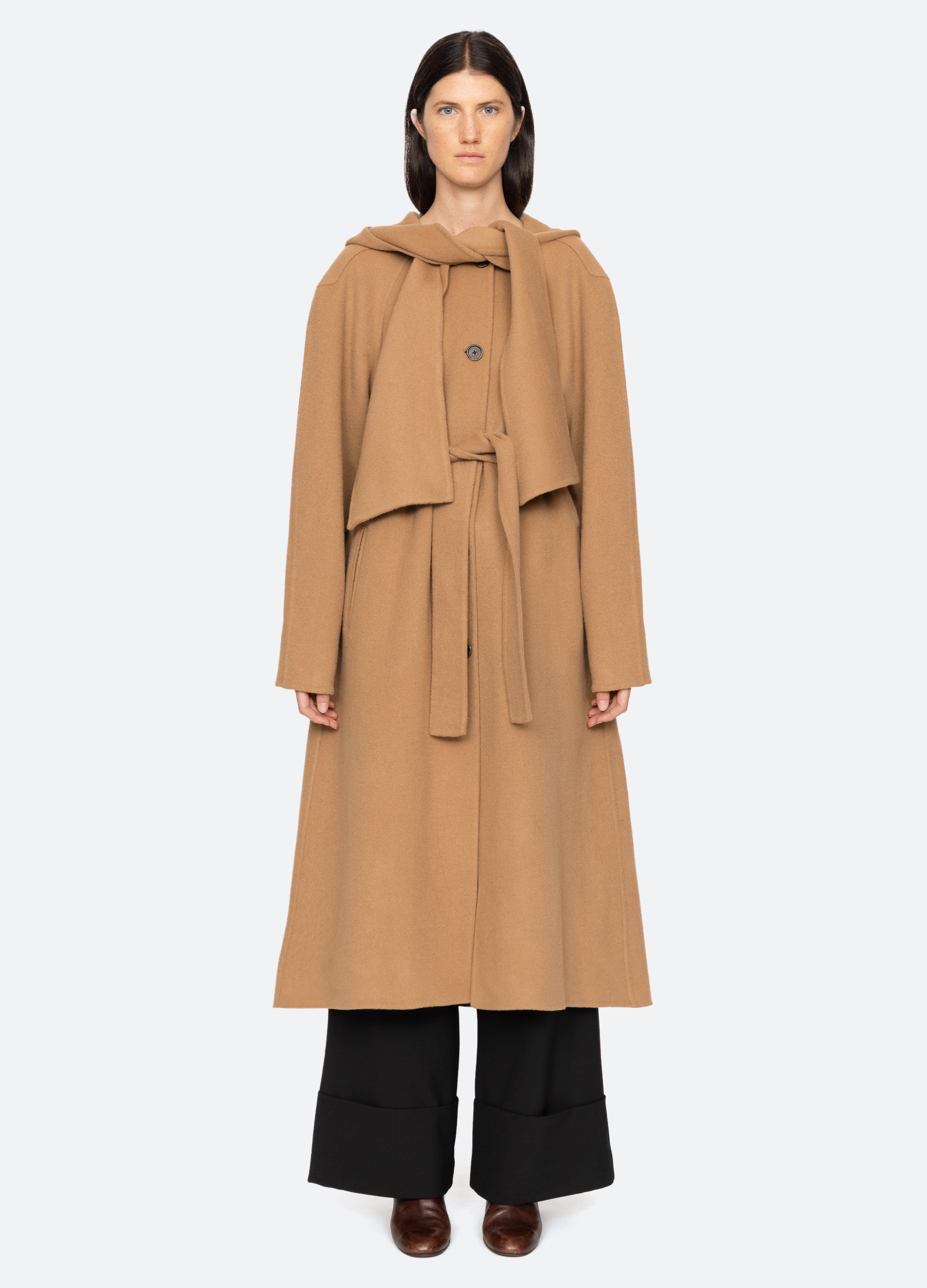 Astra Coat Khaki|Navy