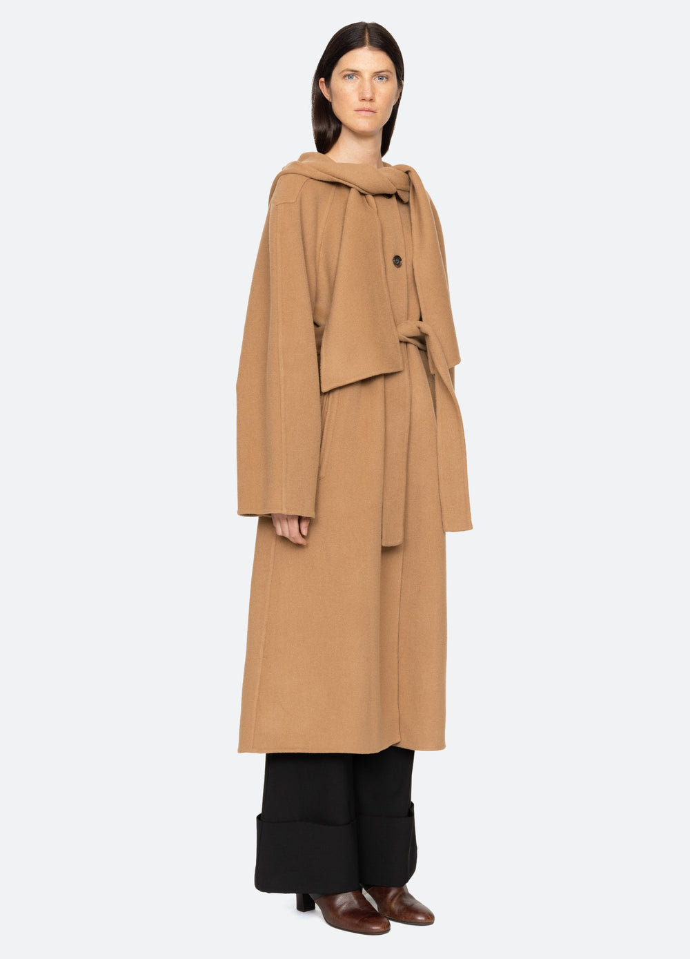 Astra Coat Khaki|Navy