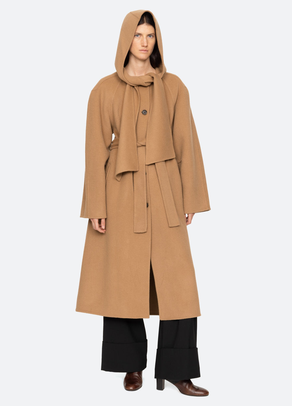 Astra Coat Khaki|Navy