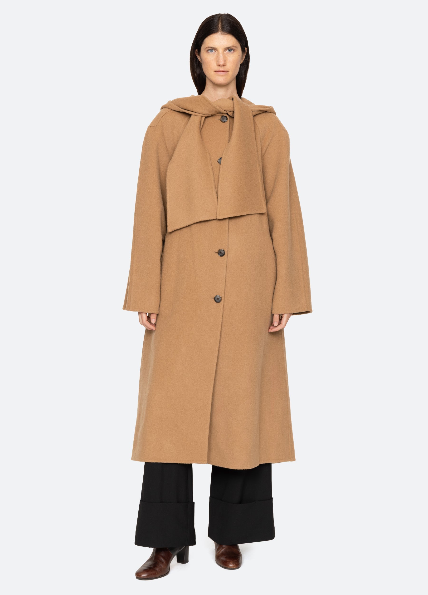 Astra Coat Khaki|Navy