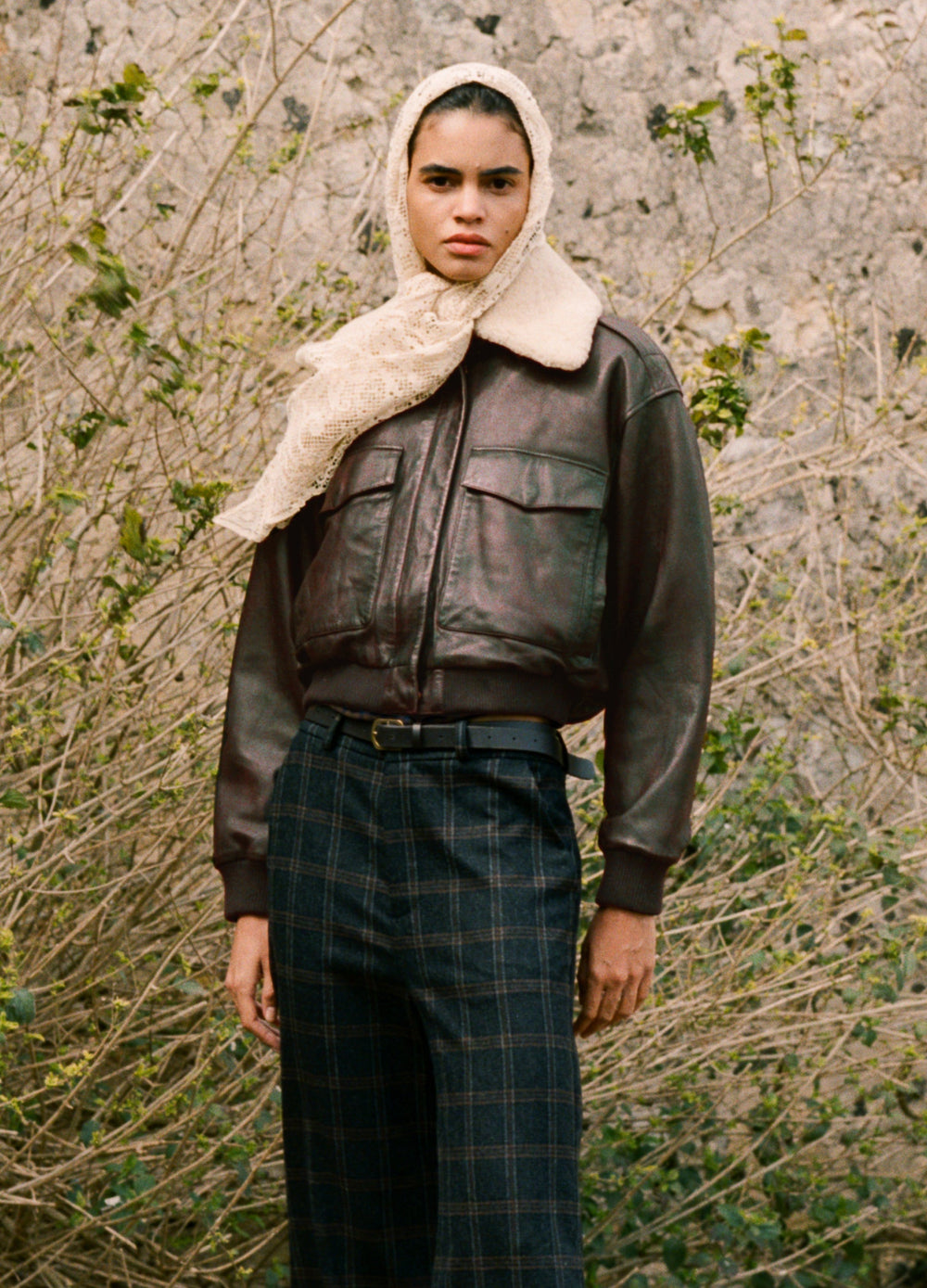 Lenoir Bomber Jacket Chocolate