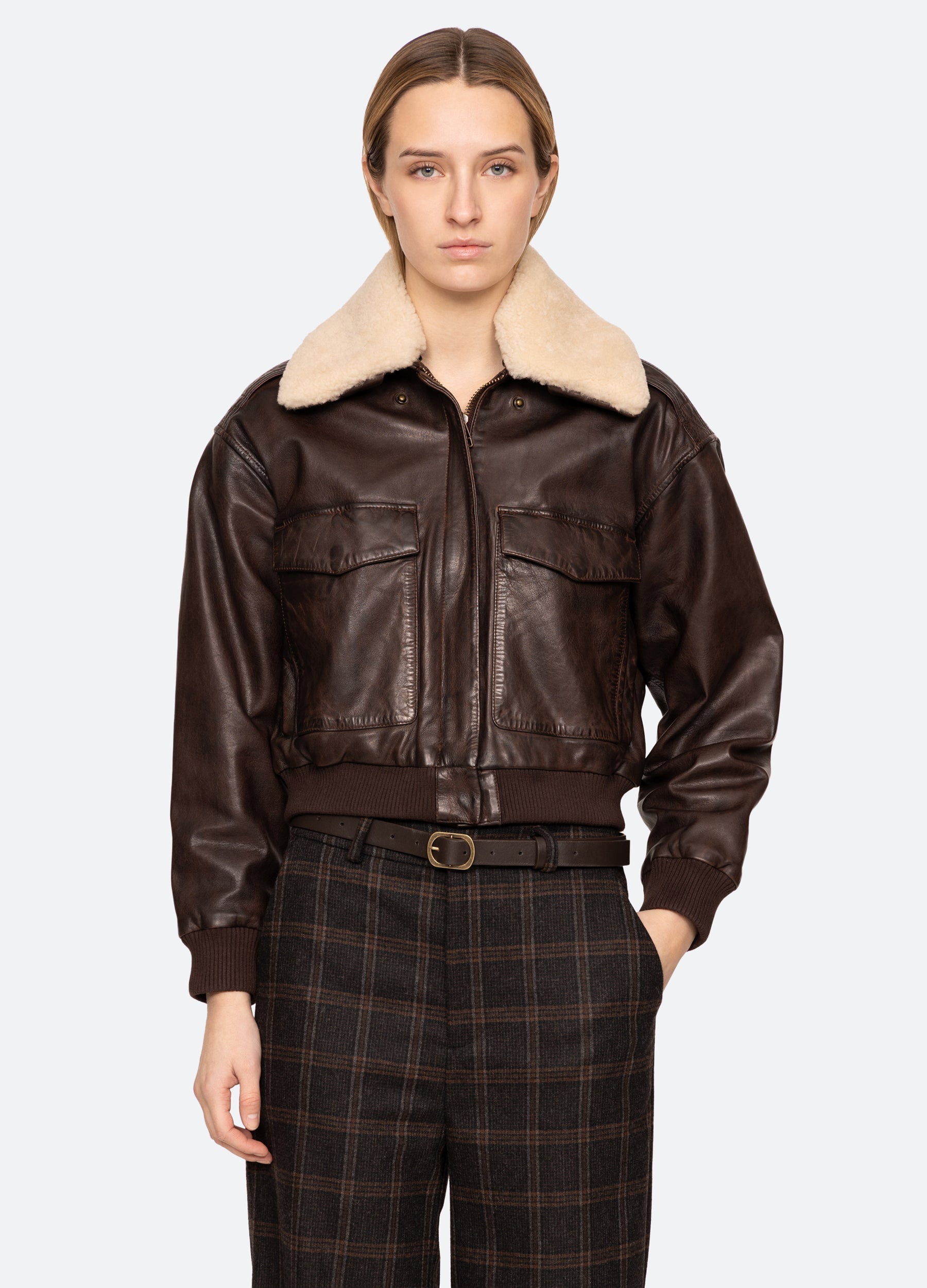 Lenoir Bomber Jacket Chocolate