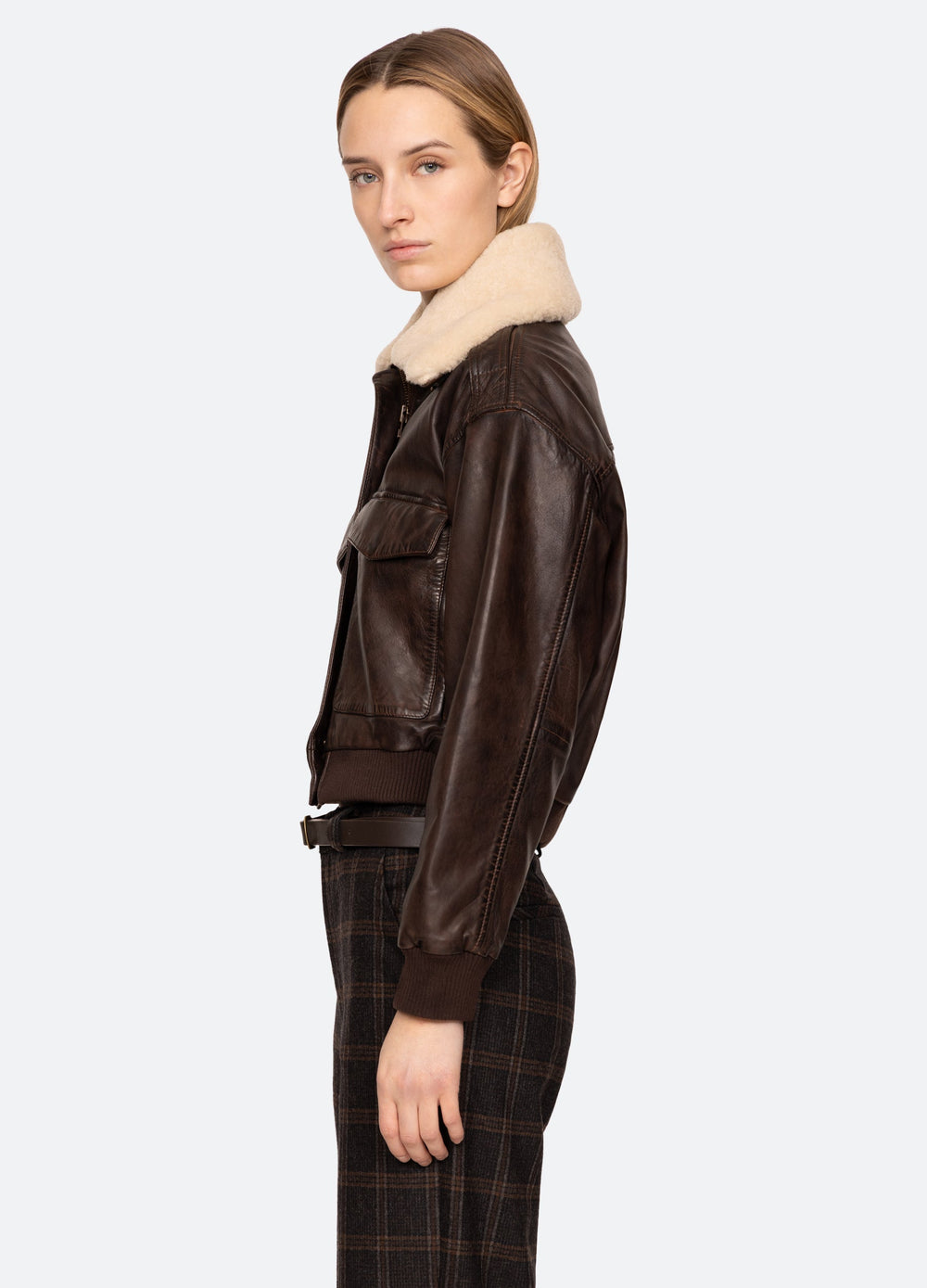 Lenoir Bomber Jacket Chocolate
