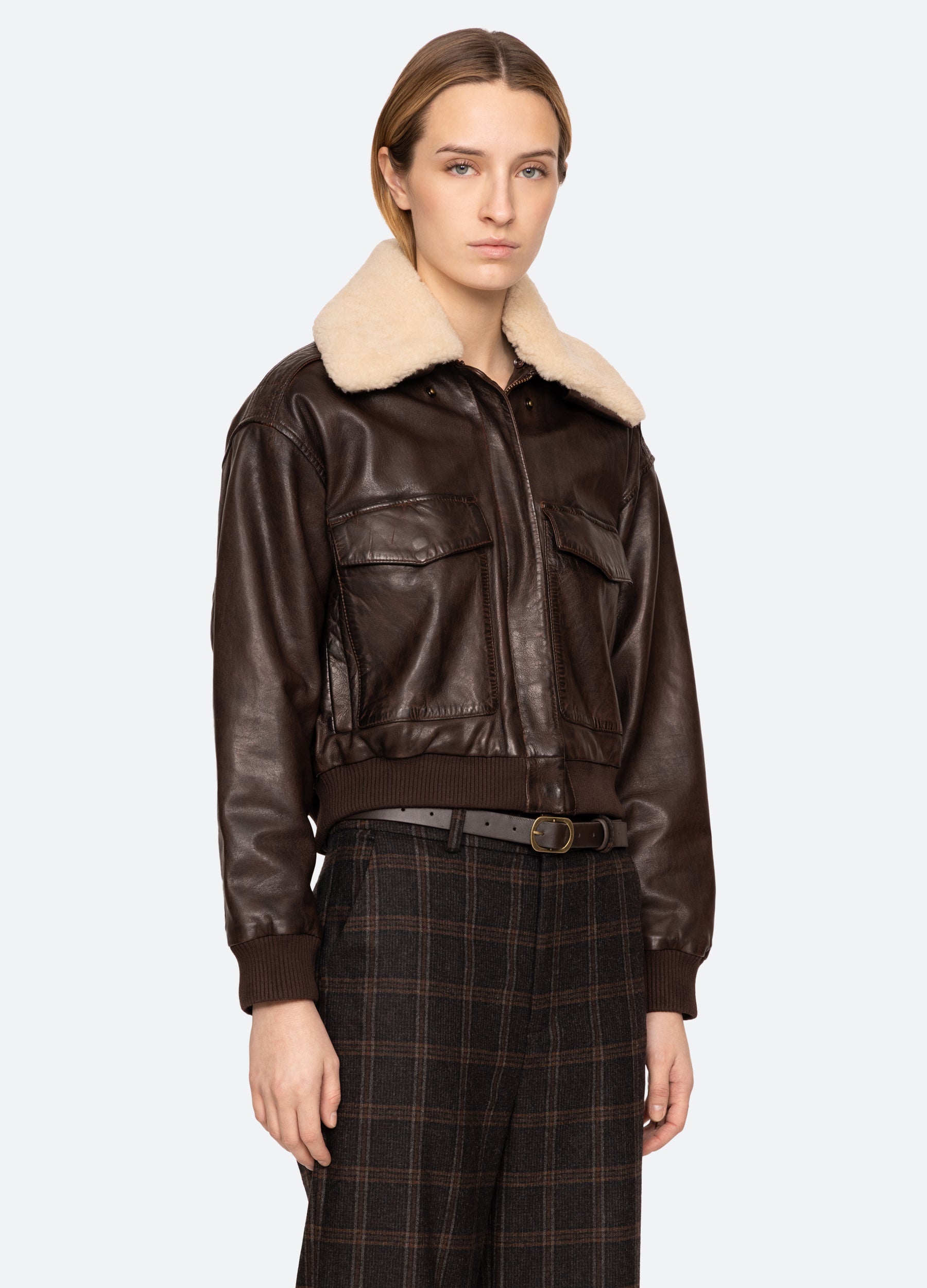 Lenoir Bomber Jacket Chocolate
