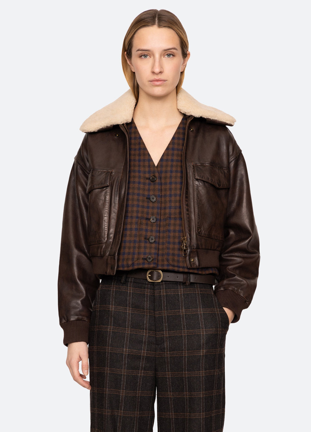 Lenoir Bomber Jacket Chocolate
