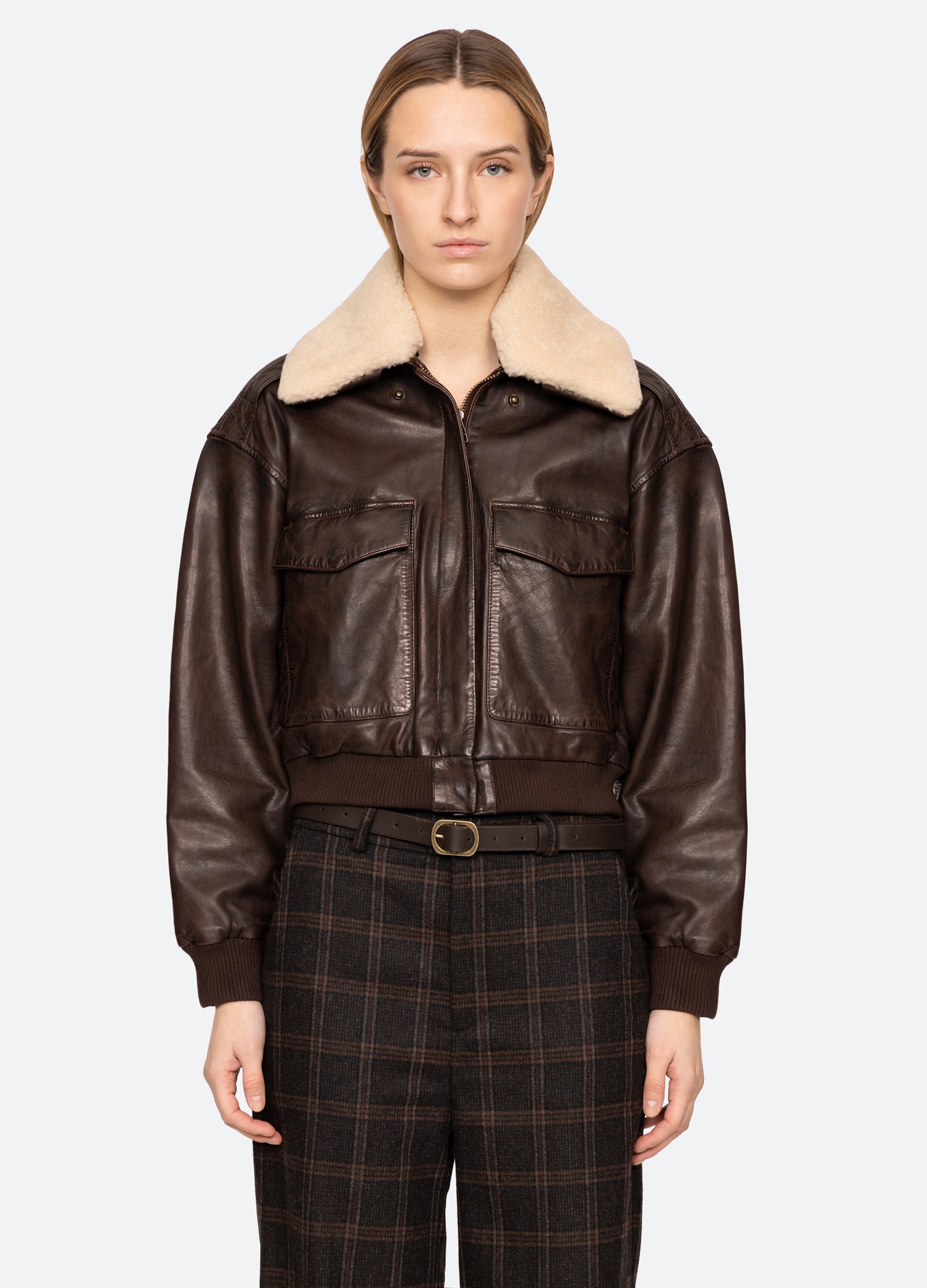 Lenoir Bomber Jacket Chocolate