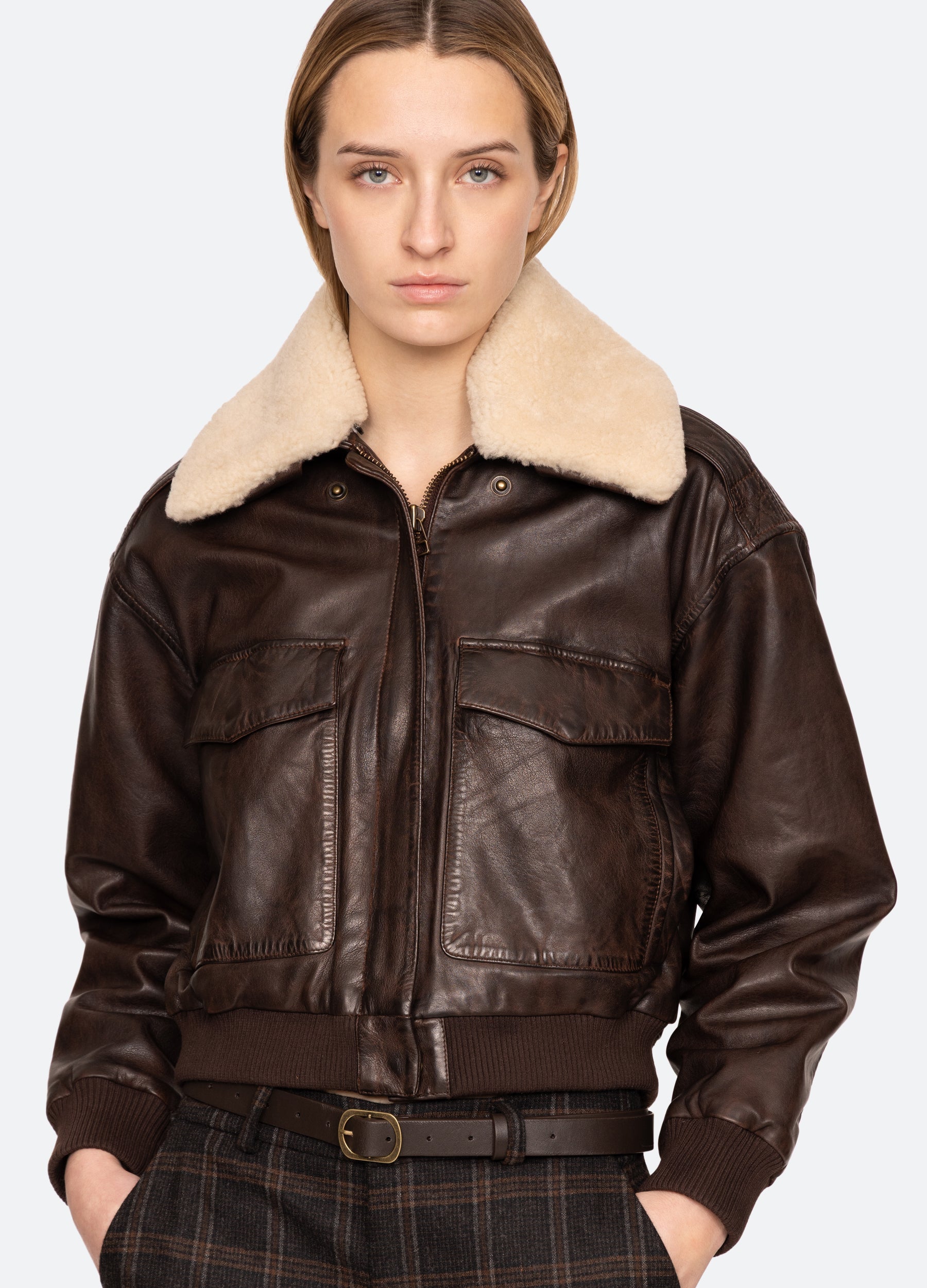 Lenoir Bomber Jacket Chocolate