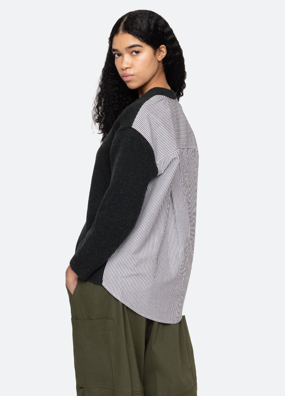 Mallory V-Neck Sweater Forest