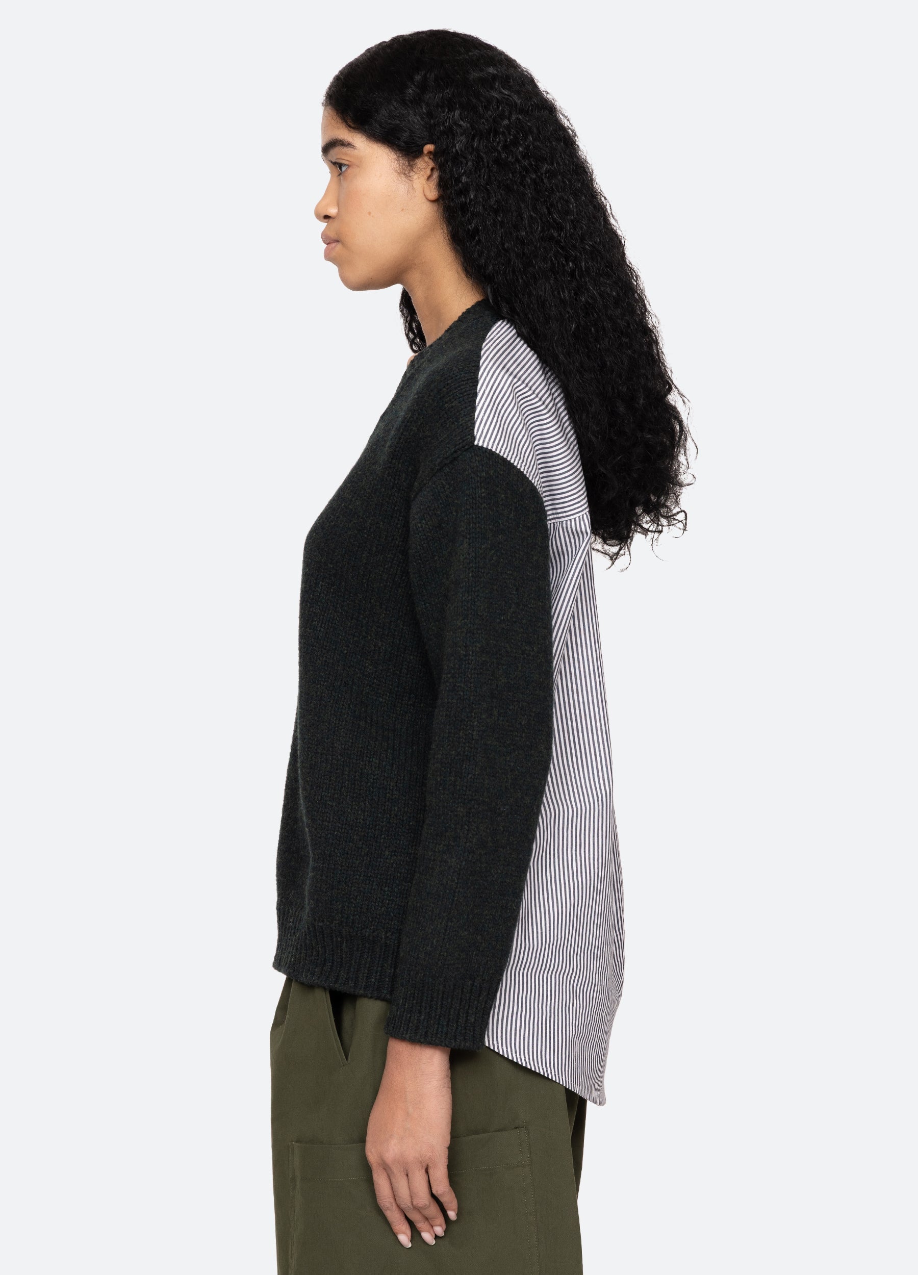 Mallory V-Neck Sweater Forest