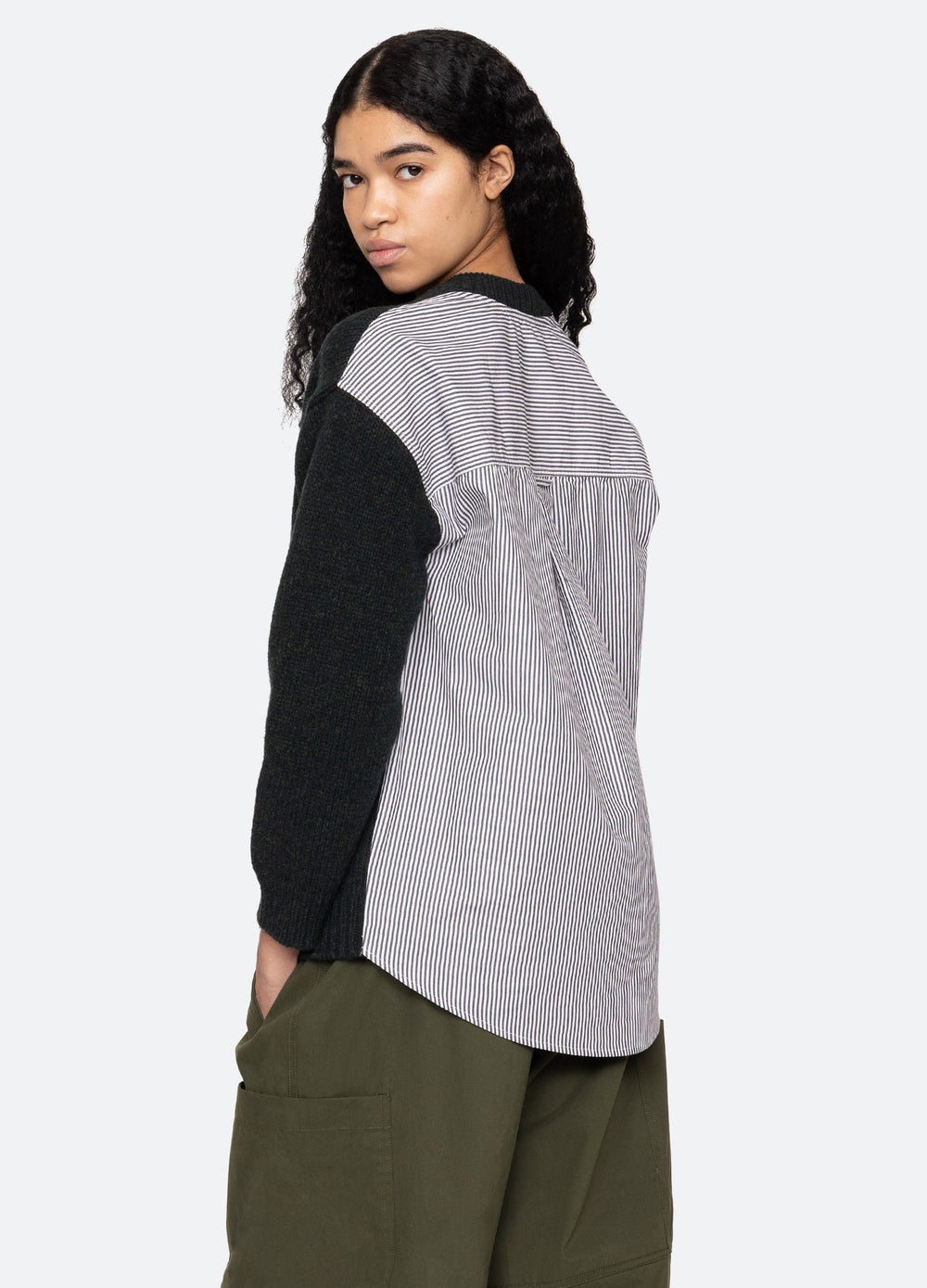 Mallory V-Neck Sweater Forest