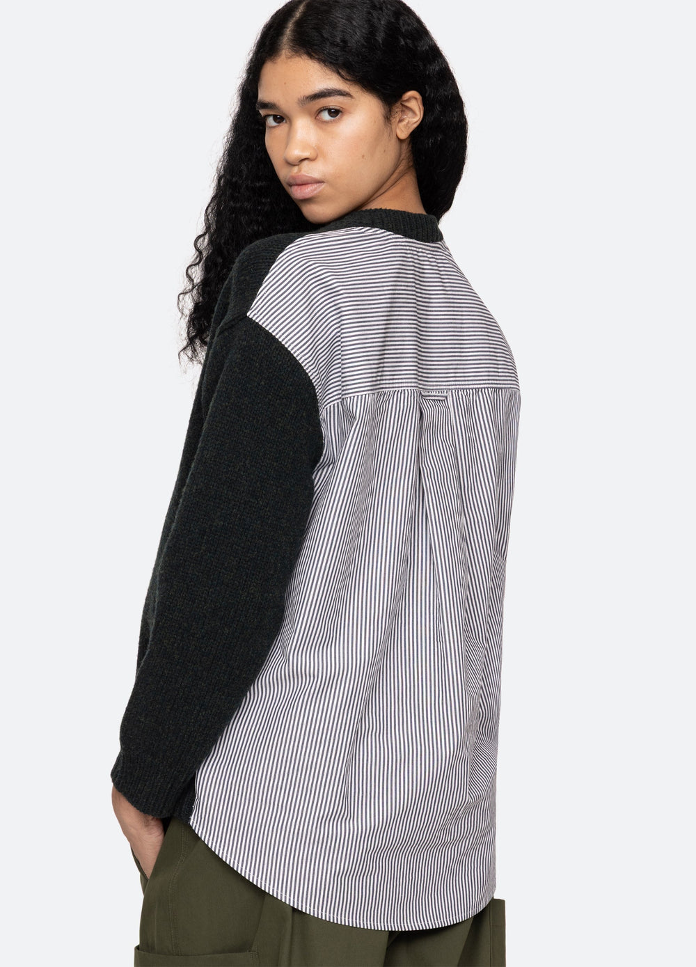 Mallory V-Neck Sweater Forest
