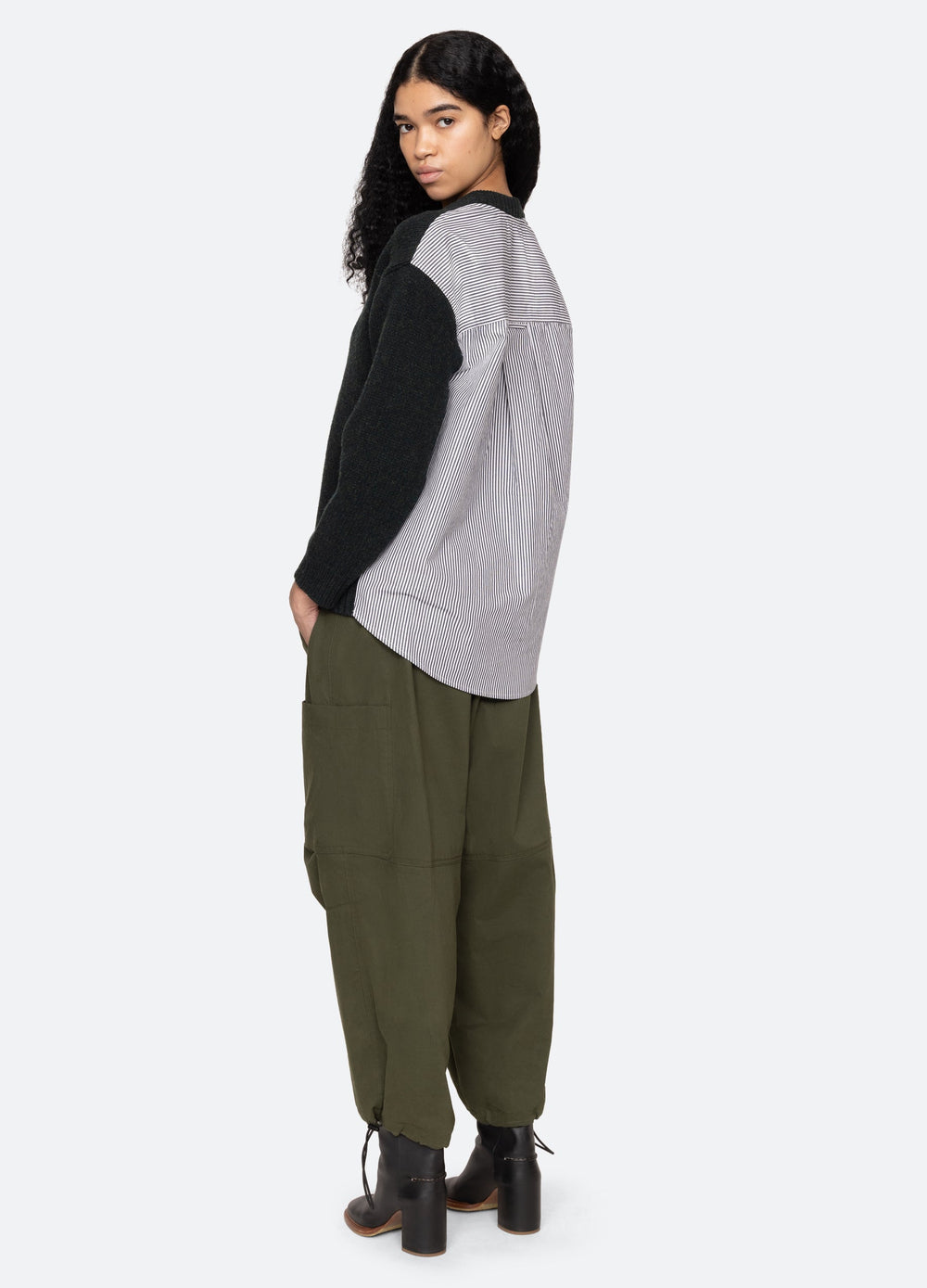 Mallory V-Neck Sweater Forest