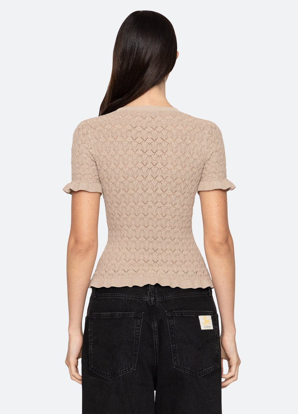 Ruby Top Champagne|Navy