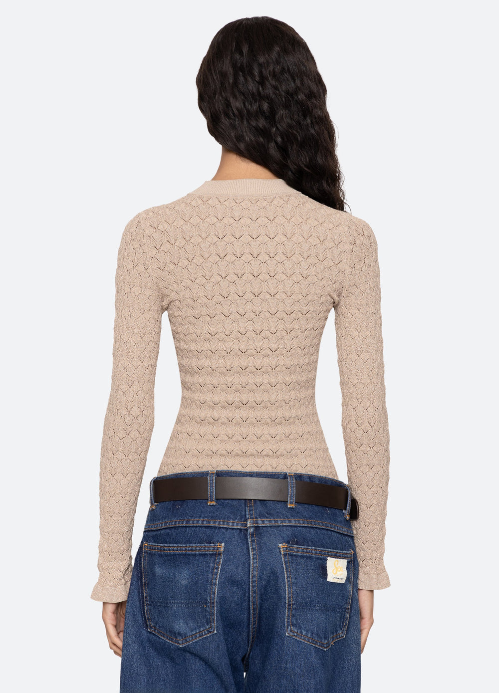 Ruby L/S Top Champagne|Navy|Black