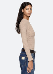 Ruby L/S Top Champagne|Navy|Black