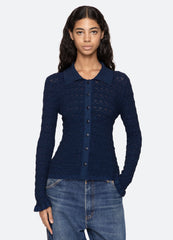 Ruby Cardigan Navy|Black