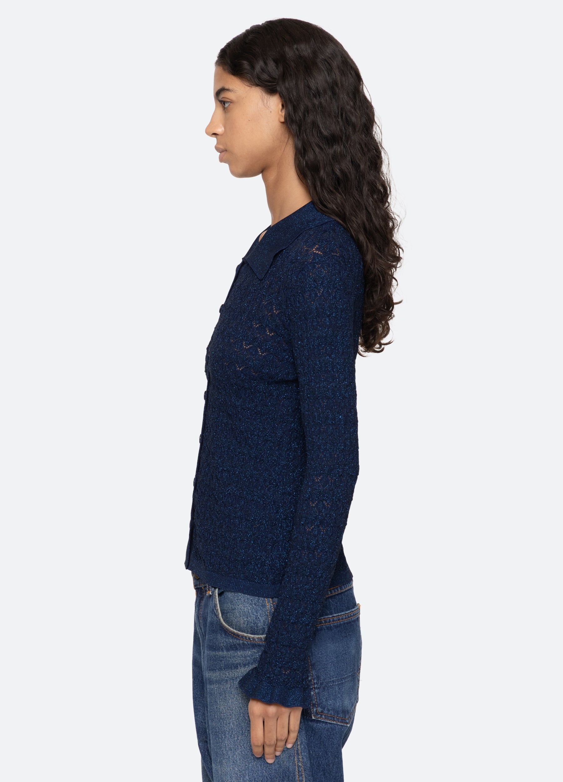 Ruby Cardigan Navy|Black