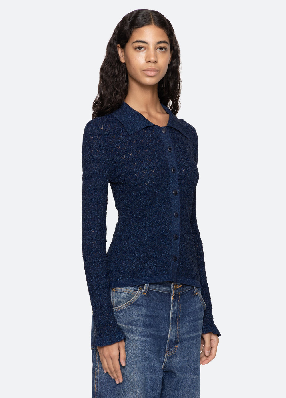 Ruby Cardigan Navy|Black