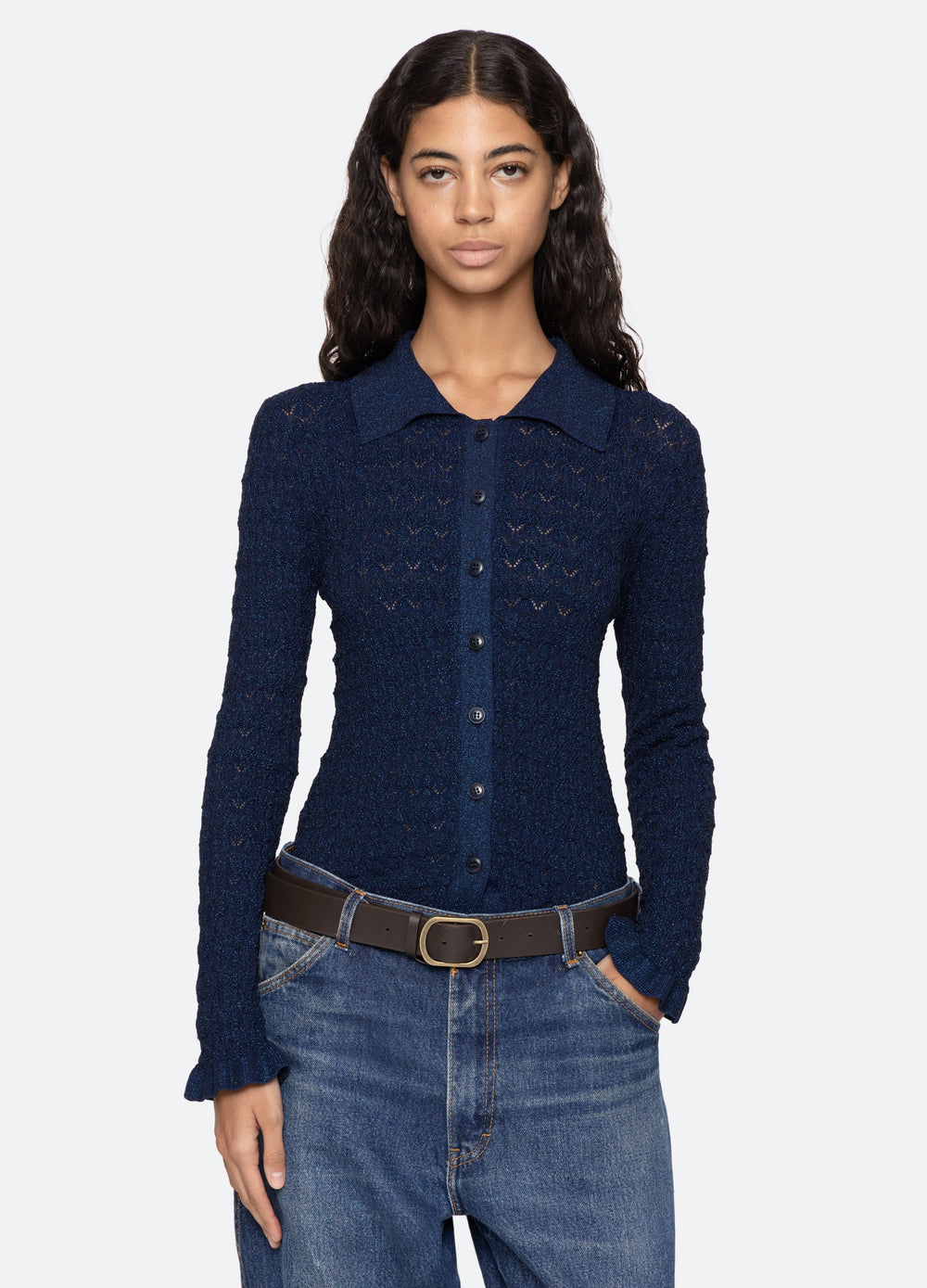 Ruby Cardigan Navy|Black