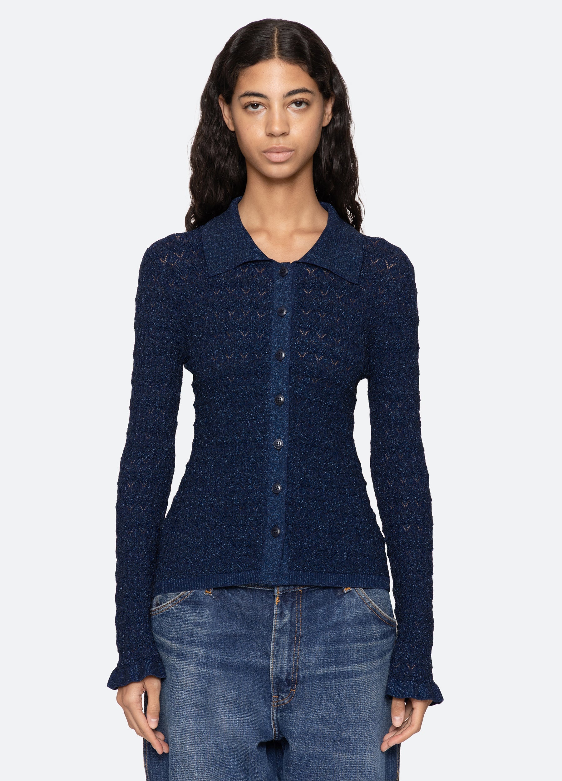 Ruby Cardigan Navy|Black