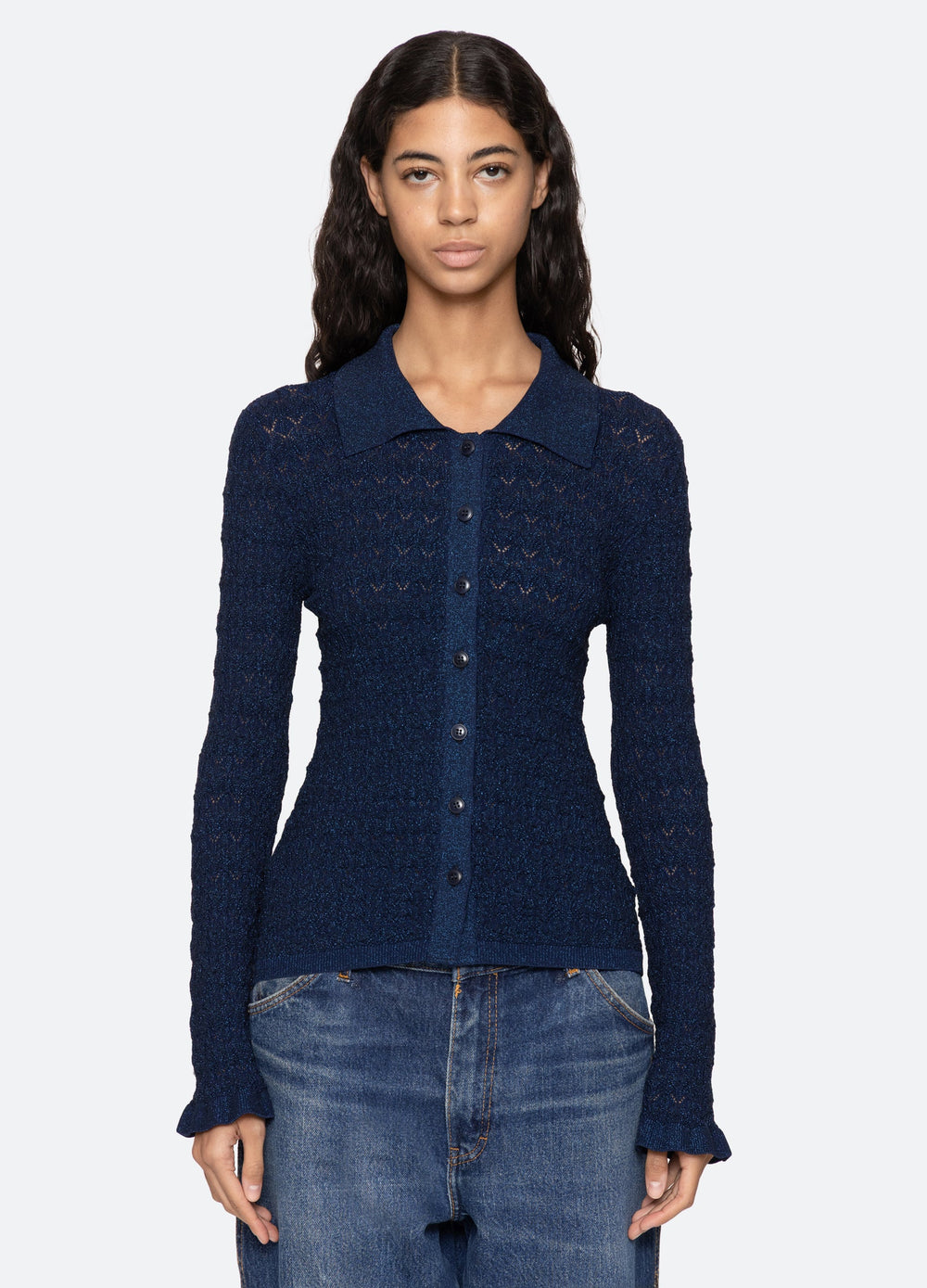 Ruby Cardigan Navy|Black